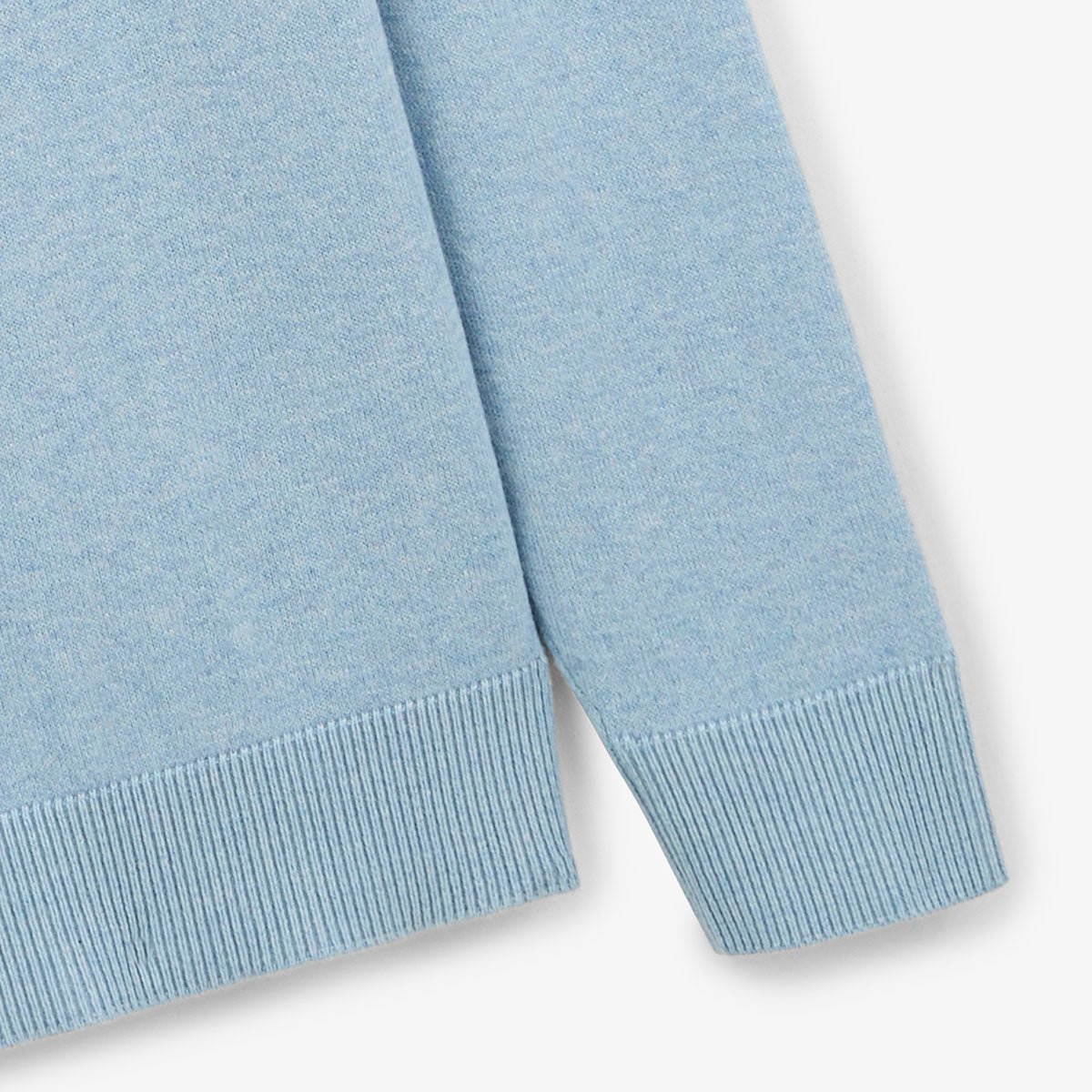 Sweater with plain round neckline SERGE BLANCO Blue