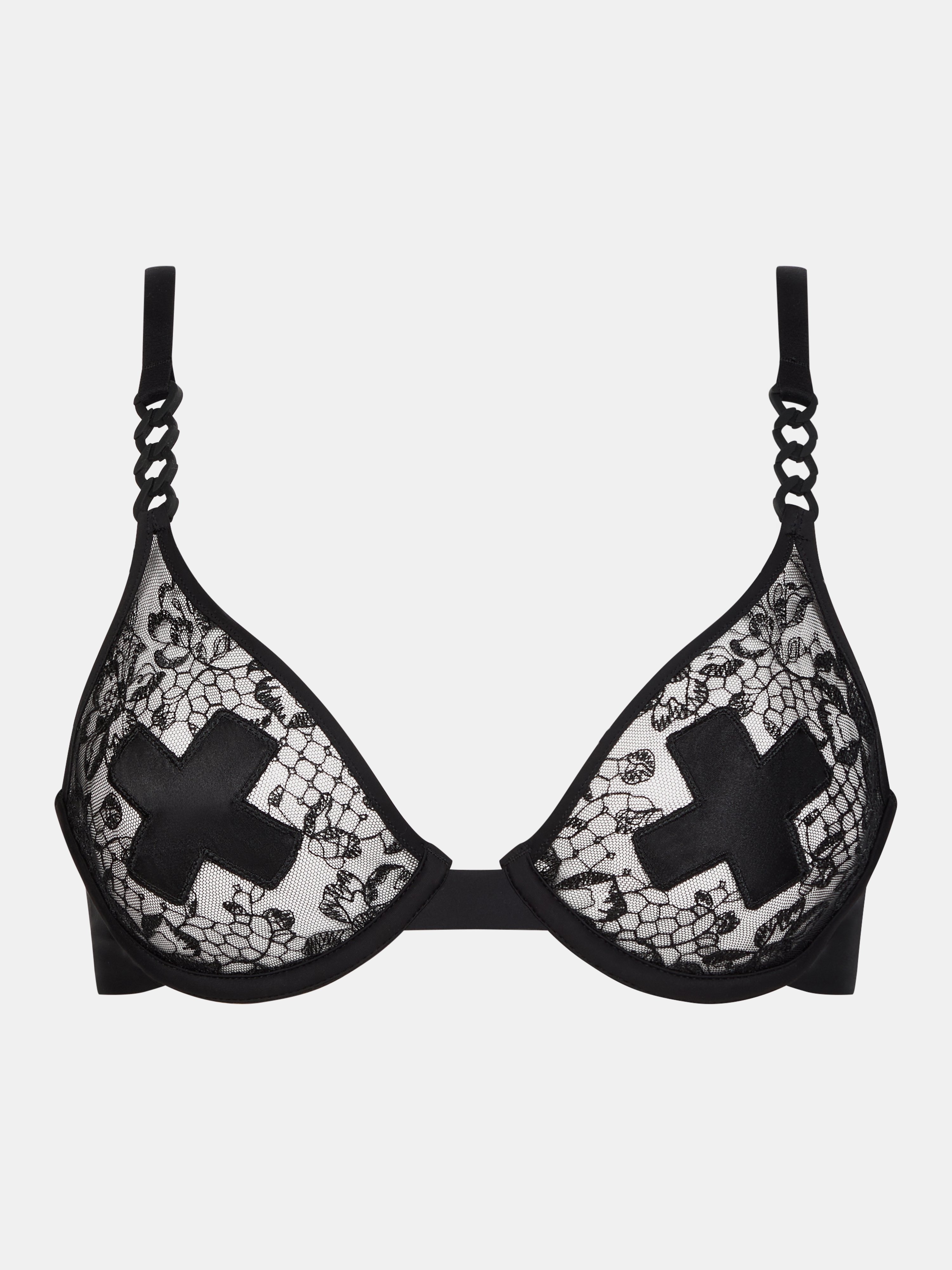 Full-cup bra CHANTELLE X Black