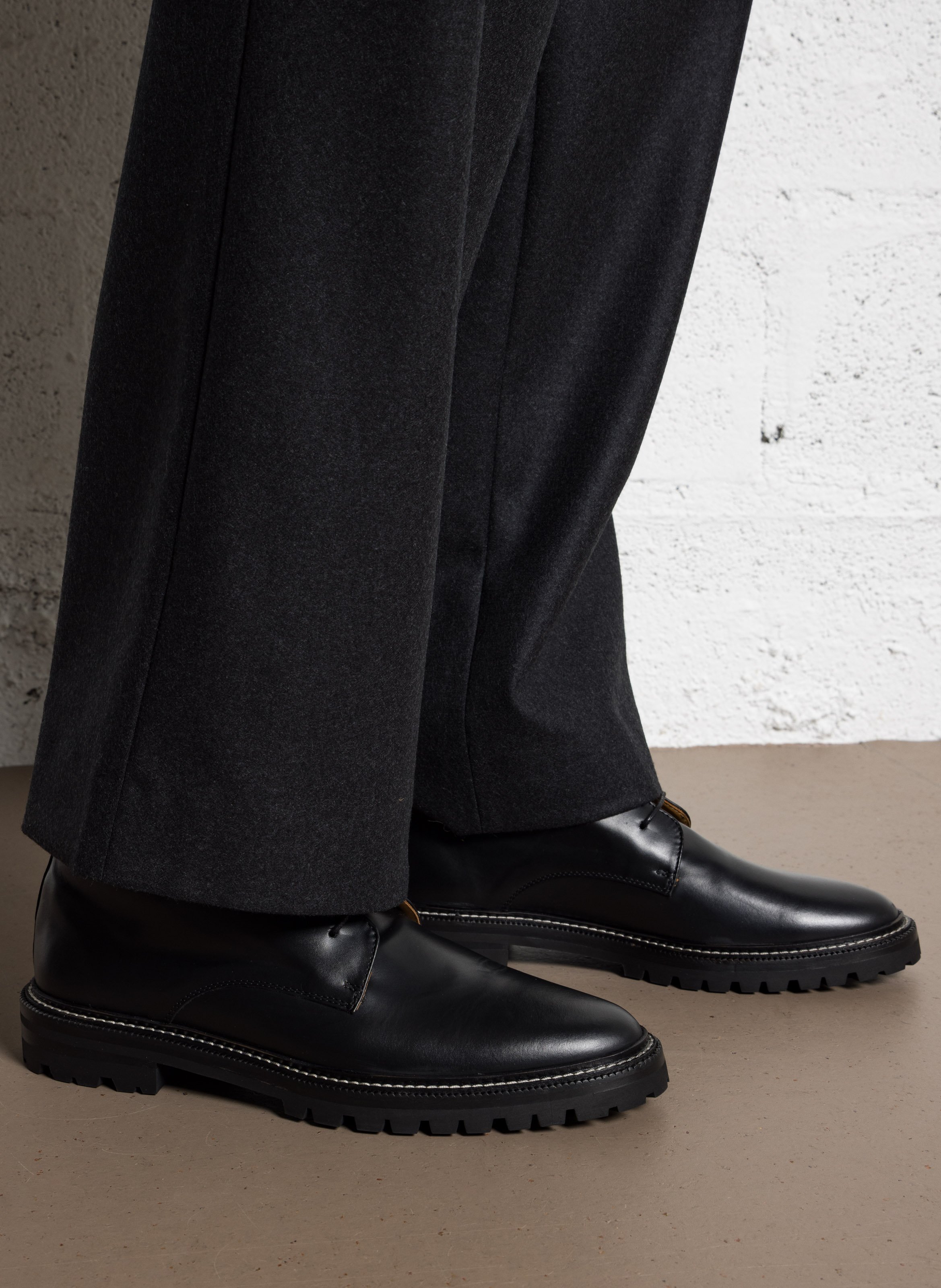 Boots en cuir BOBBIES Noir