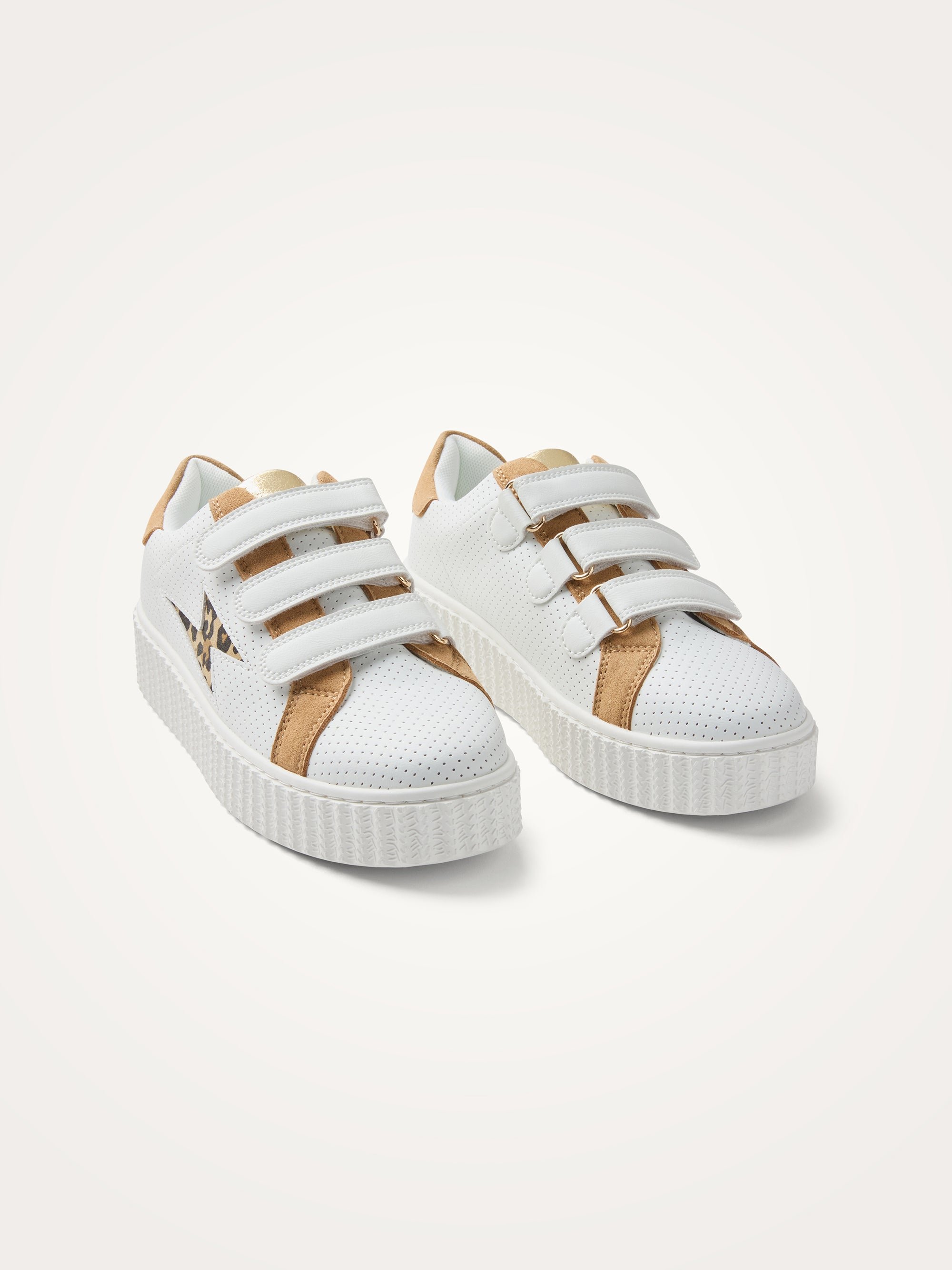 Low Velcro trainers VANESSA WU Brown