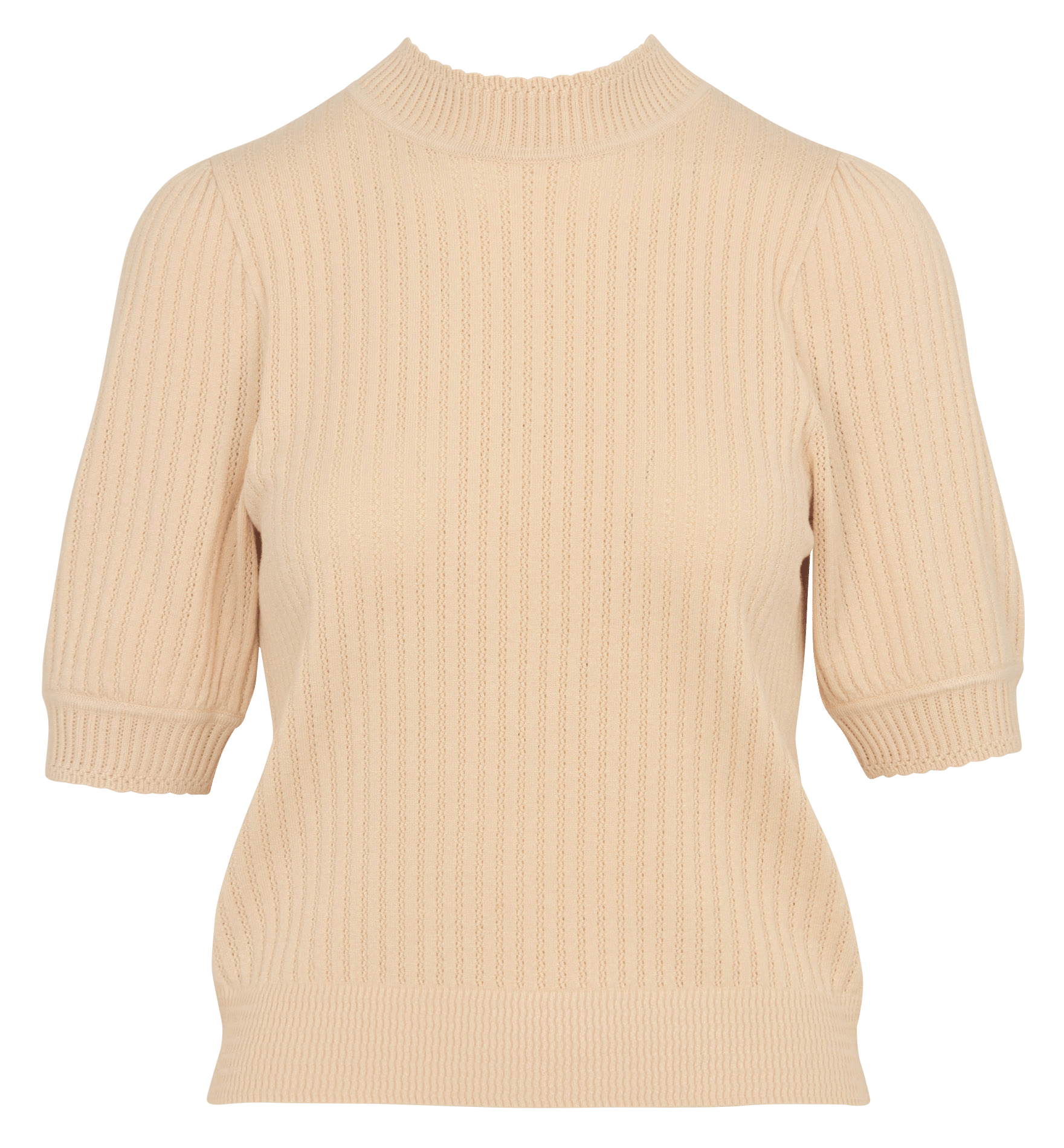 Rechte trui met hoge kraag in effen kleur PETITE MENDIGOTE