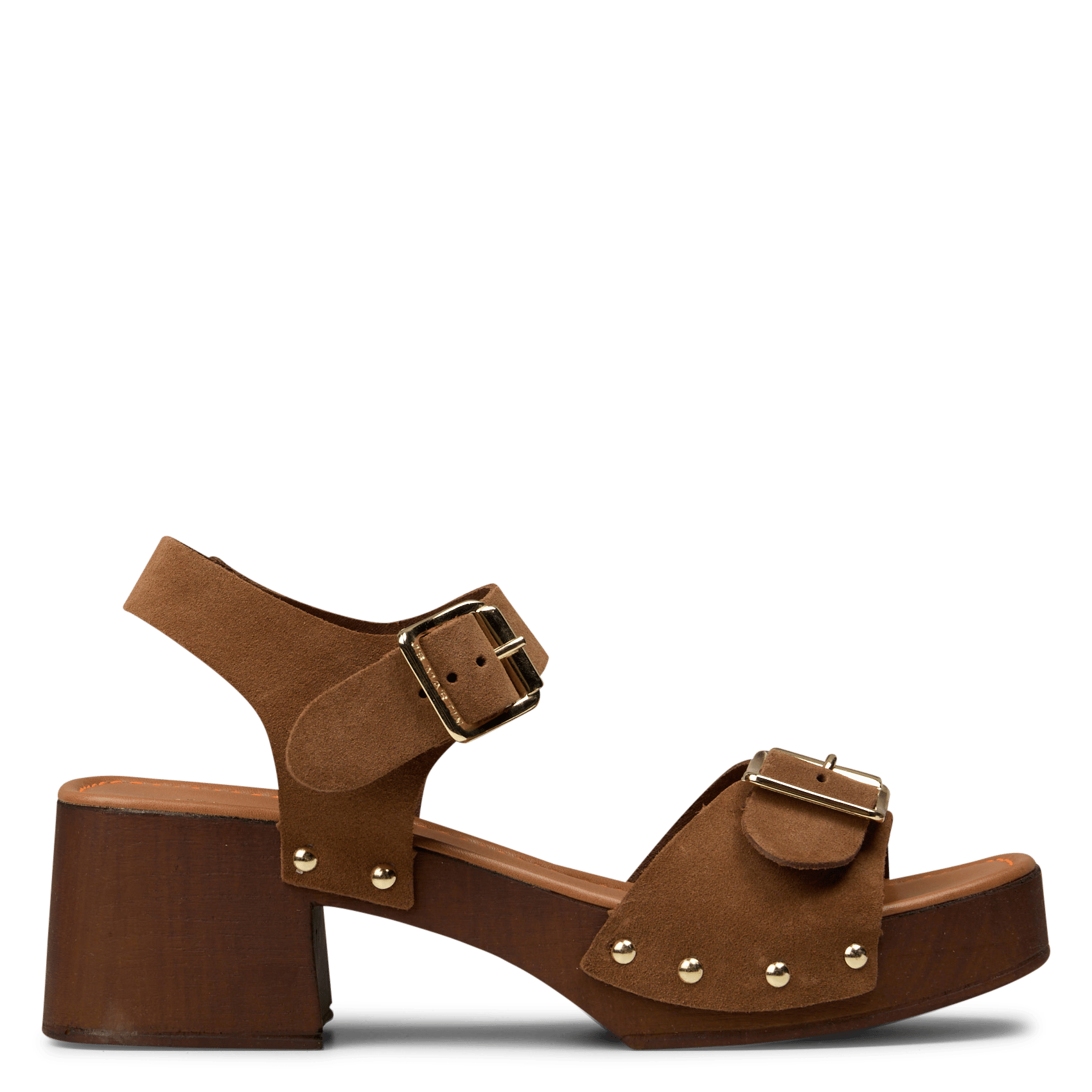 Sandalen aus Veloursleder, mit Absatz JB MARTIN Beige
