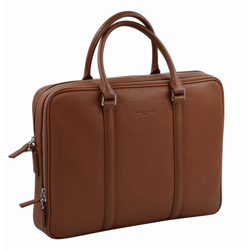 Leather document holder POURCHET