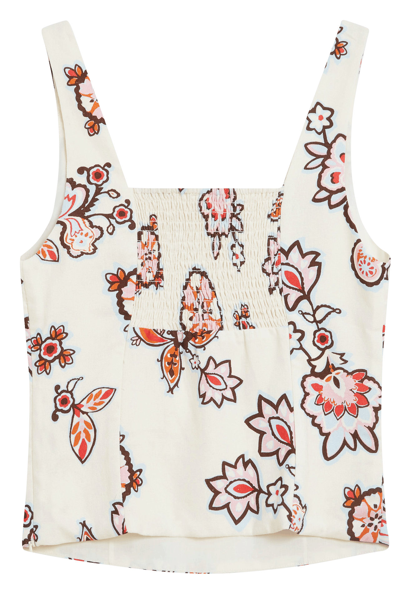 Top mit eckigem Ausschnitt GRACE ET MILA Weiss