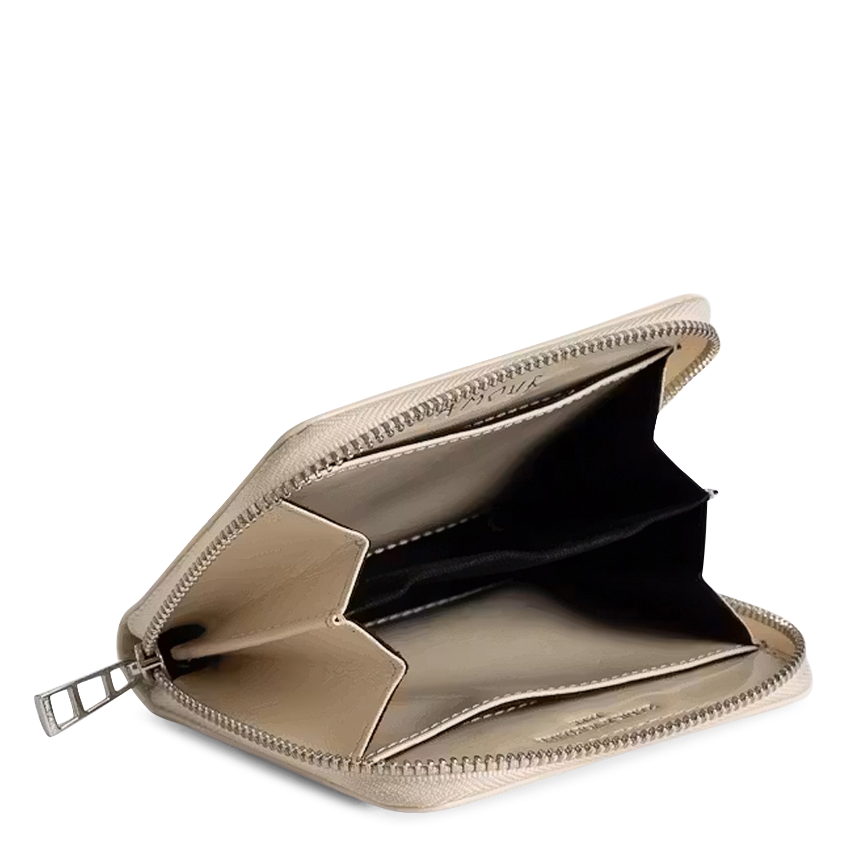 Portemonnaie aus Leder mit Print ZADIG&VOLTAIRE Weiss