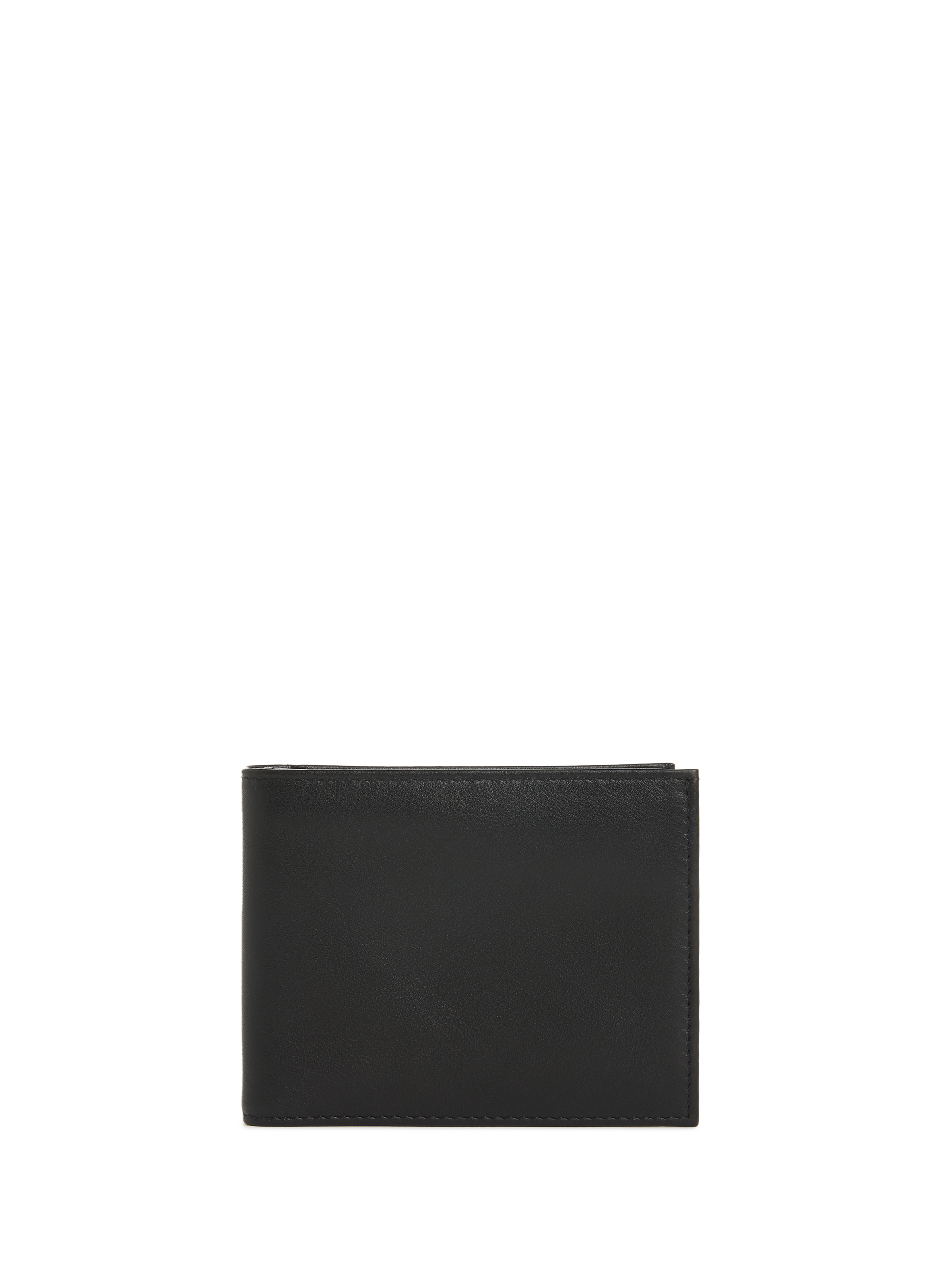 Leather wallet pm fra 427 pf 1 flap pm zip mrf mif SAISON 1865 Black