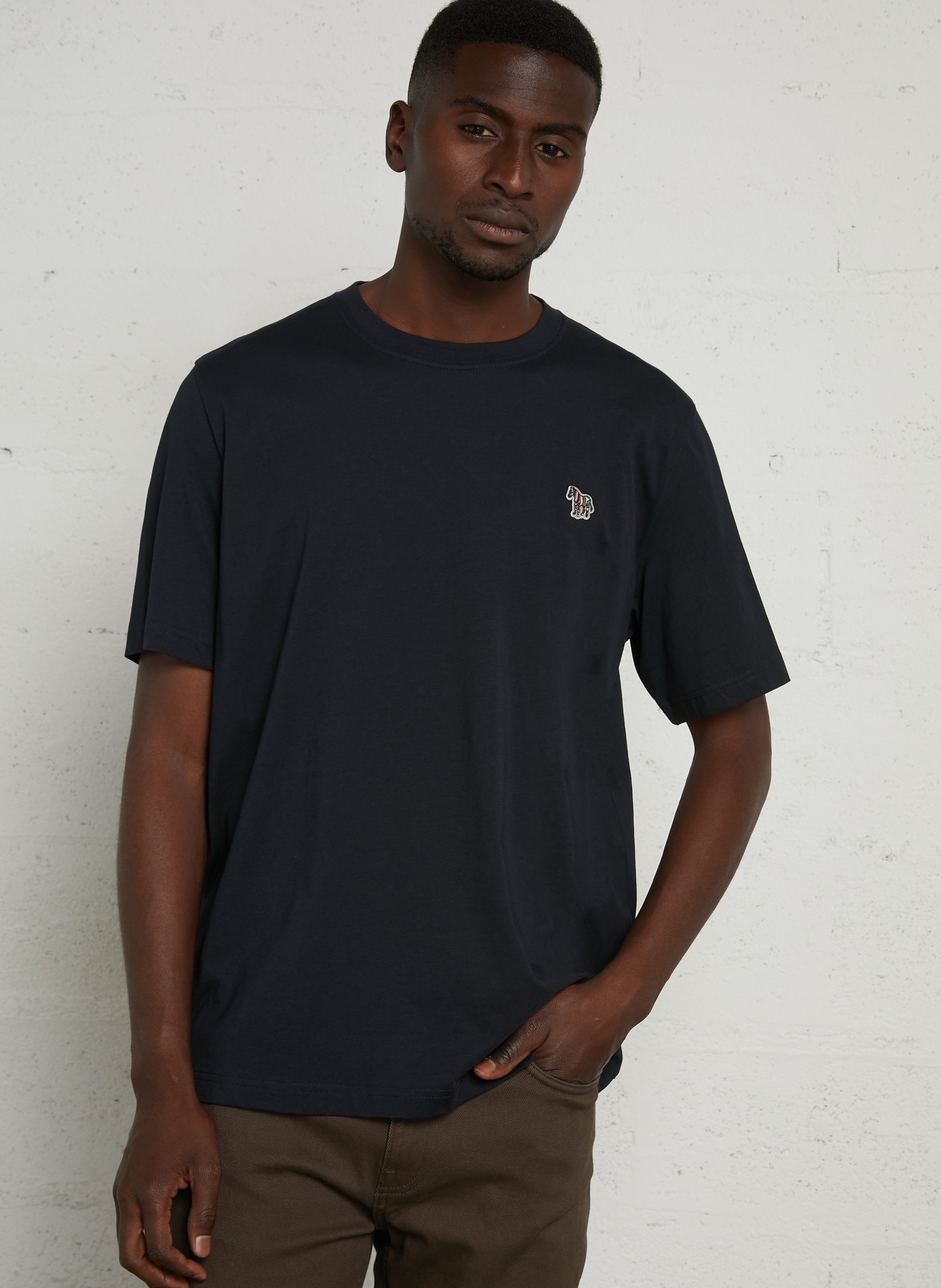 T-shirt droit en coton PAUL SMITH Bleu