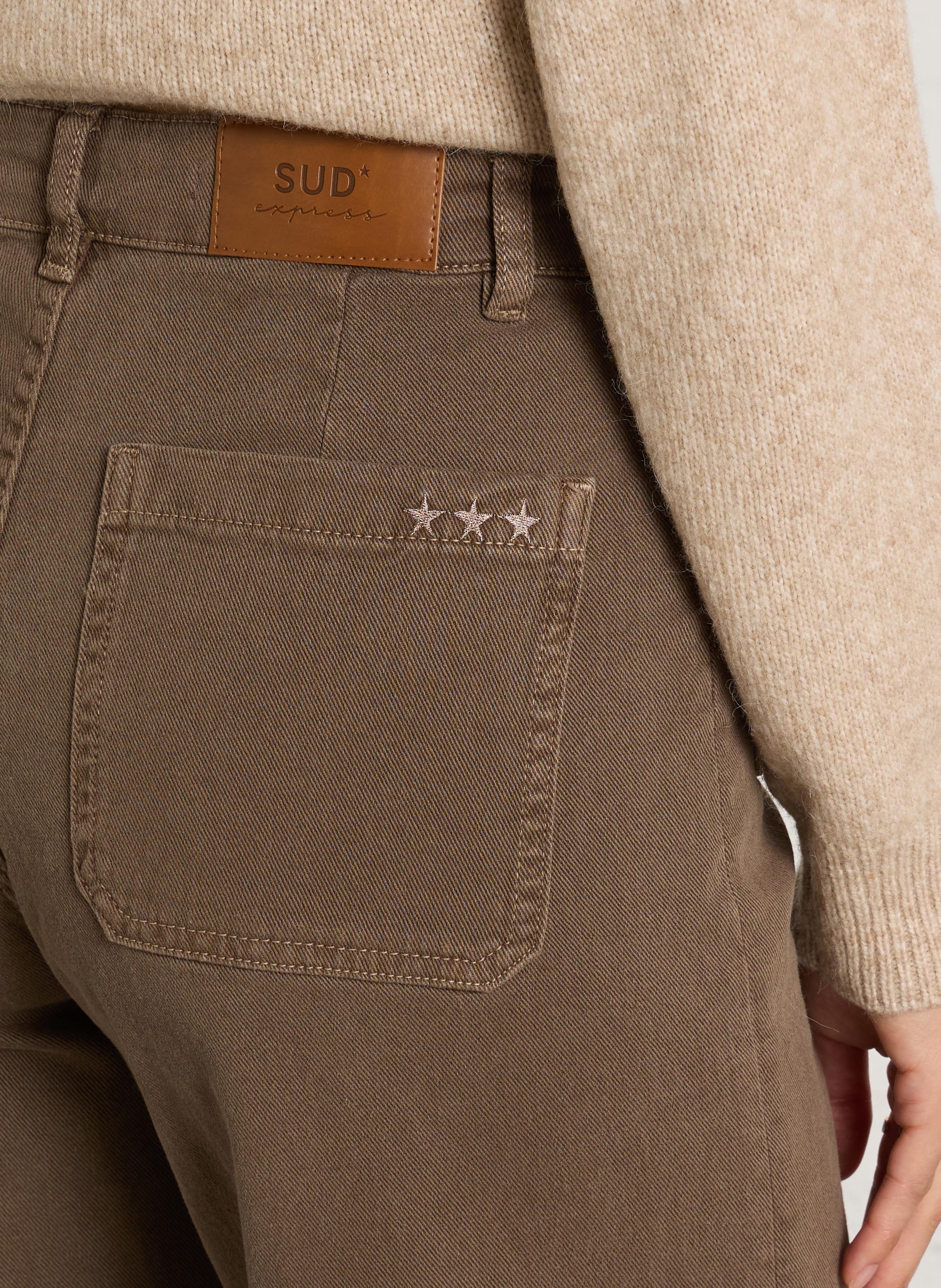 Rechte jeans SUD EXPRESS Bruin