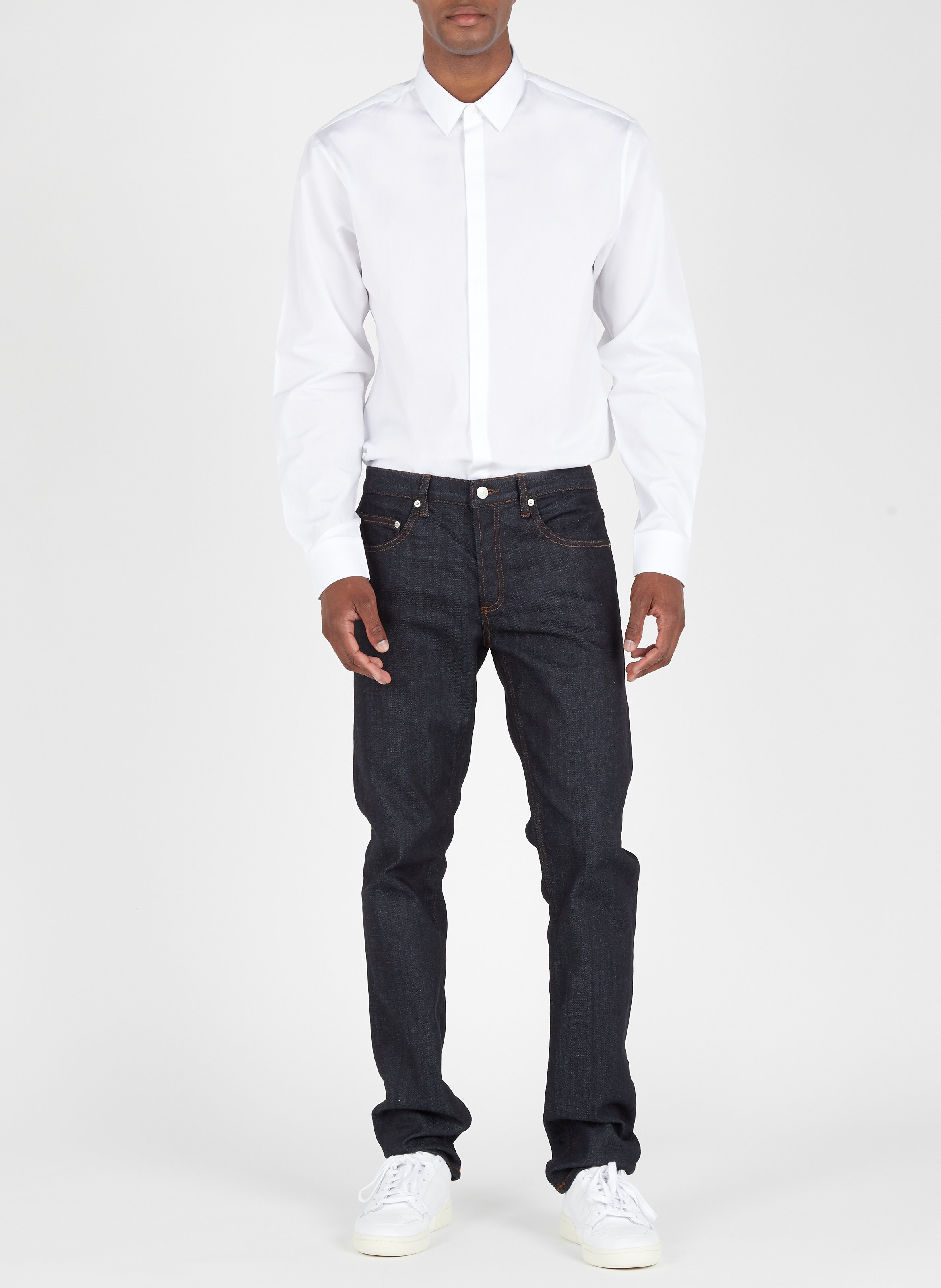 Jean slim en coton mélangé SANDRO Bleu