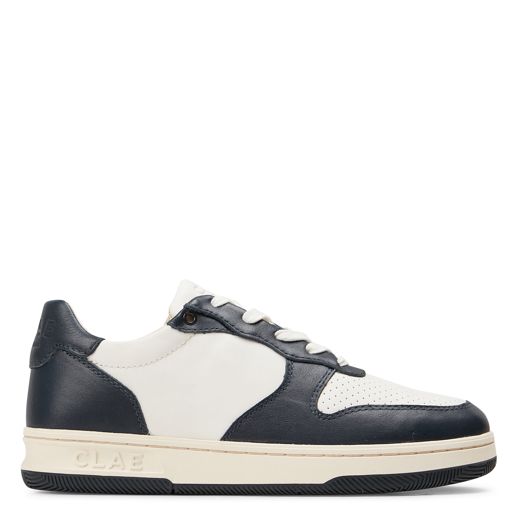 Baskets basses en cuir  CLAE Blanc