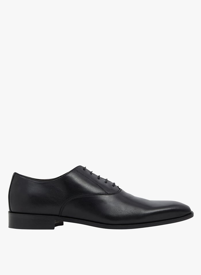 Smooth Leather Brogues Noir Minelli Men Place des Tendances