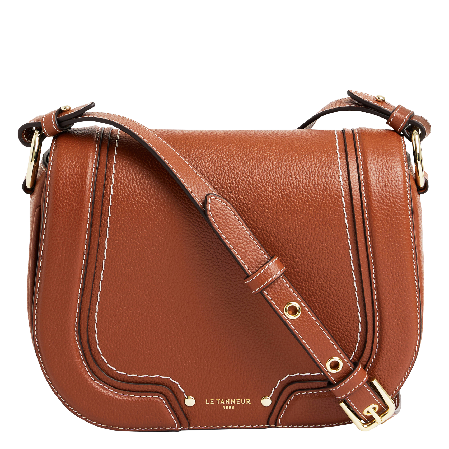Sac épaule en cuir  LE TANNEUR Marron