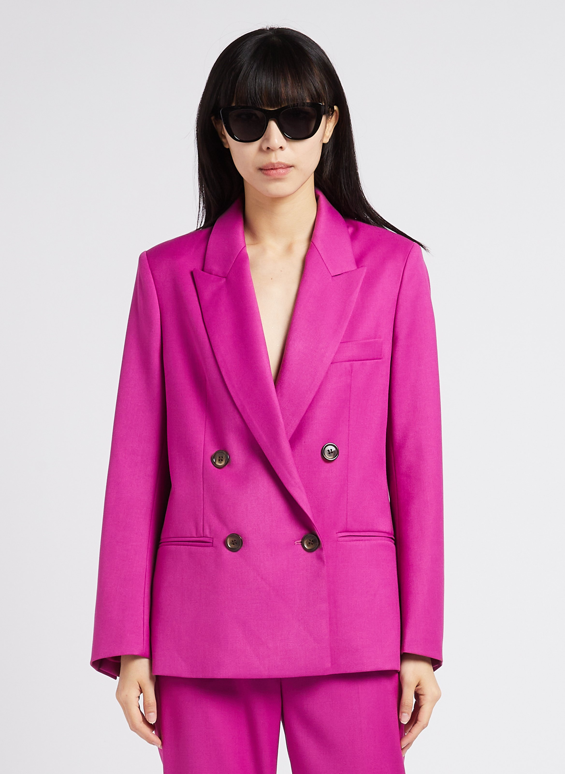 Ruimvallende blazer COLLECTORS CLUB Roze