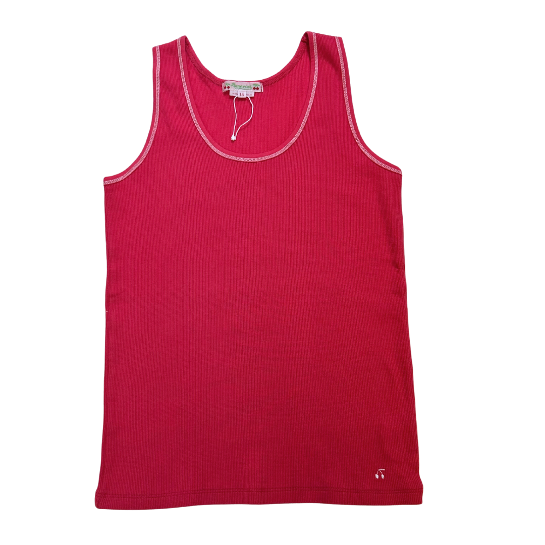 Pink child tank top - 14 years BONPOINT - Seconde Main Pink