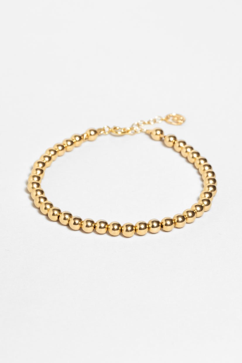 Medium pearl bracelet - gold YAY Golden