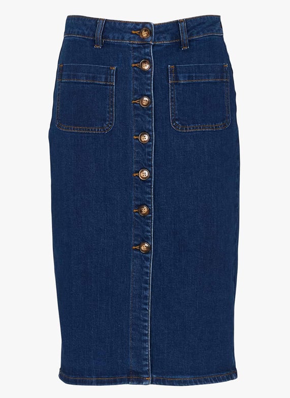 Jupe en denim mi-longue - Bleu | s.Oliver Jupe en denim mi-longue - Bleu | s.Oliver