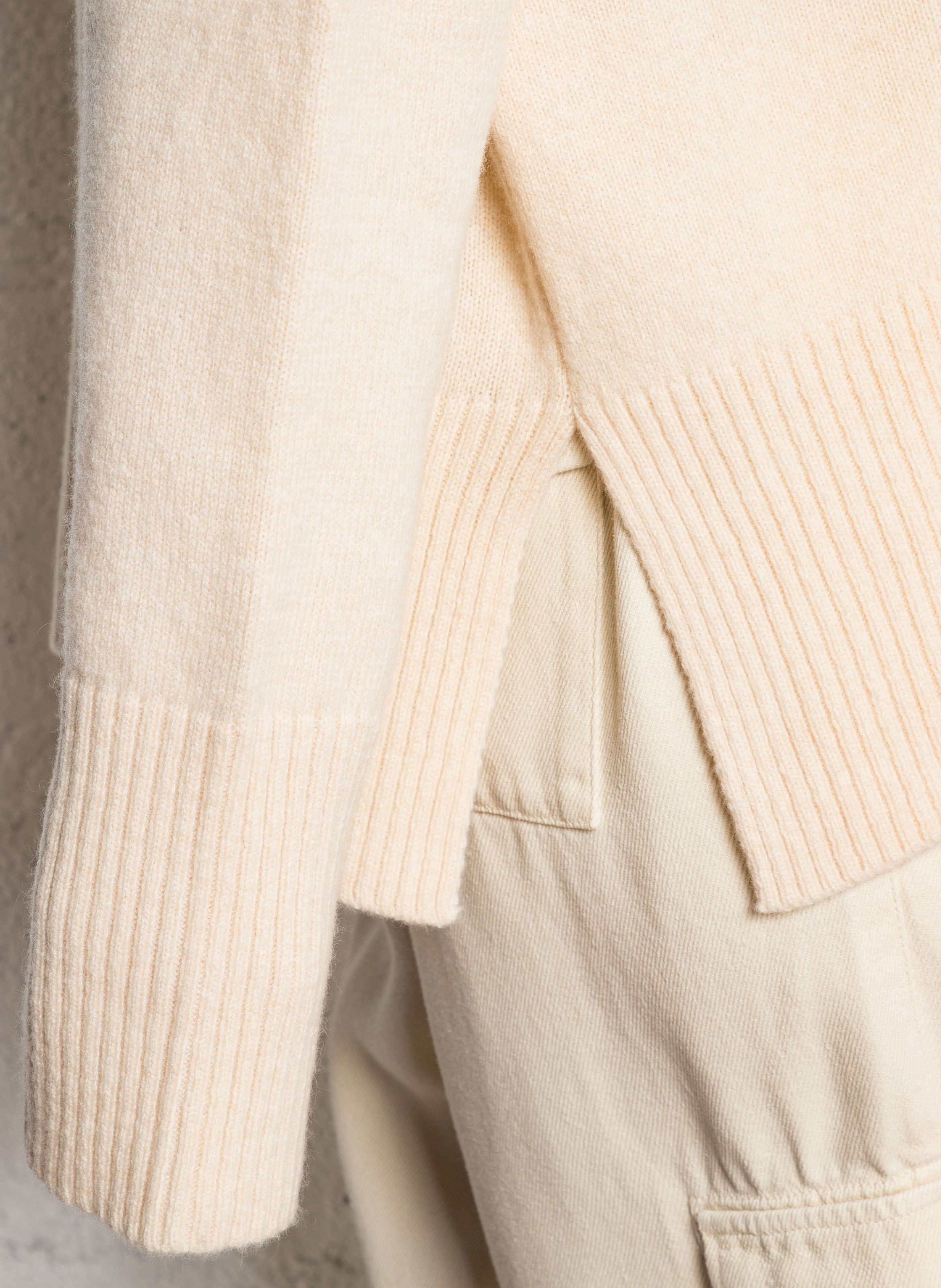 Oversized trui | wolblend THE NEW SOCIETY Beige