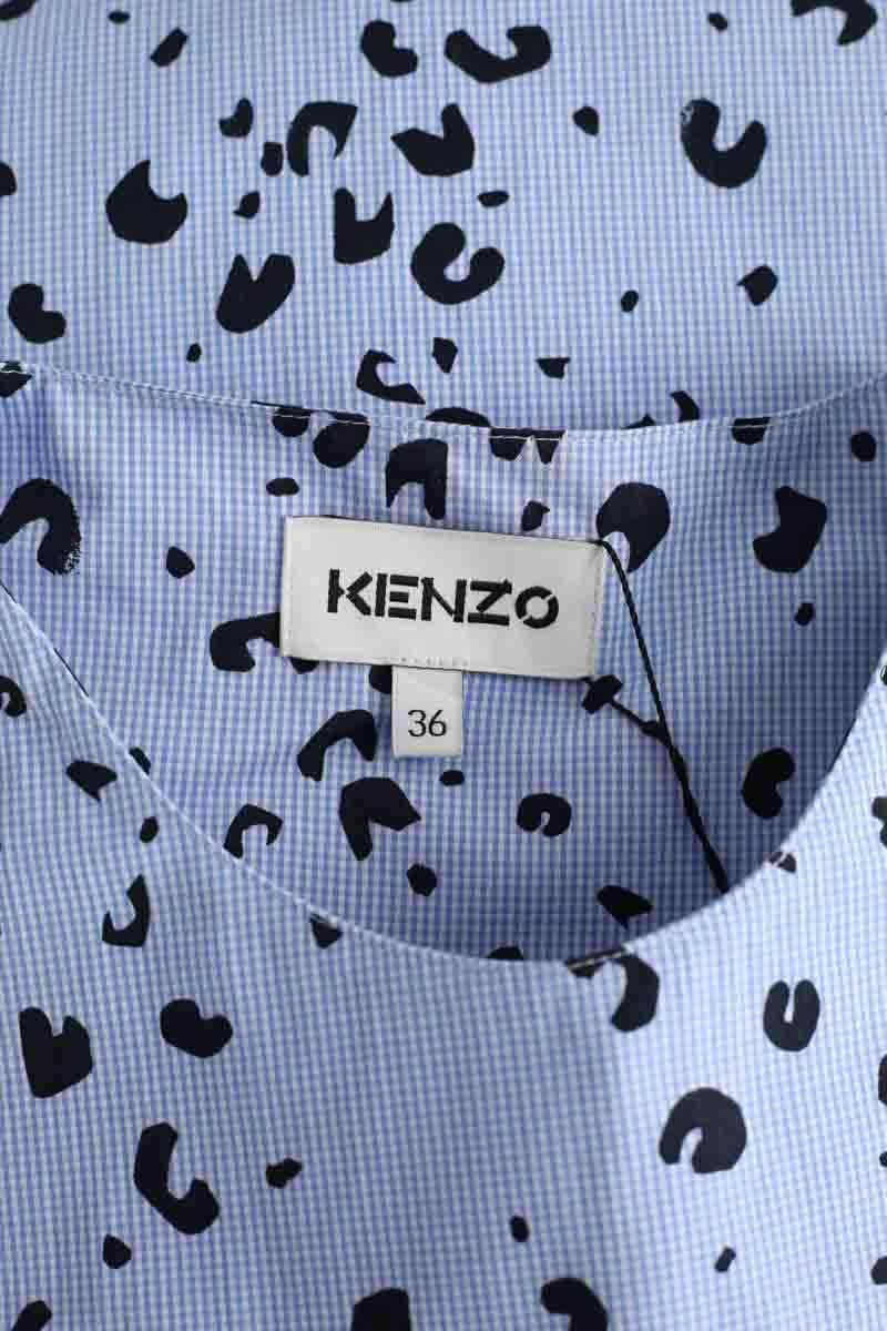 Cotton blouse KENZO - SECONDE MAIN Blue