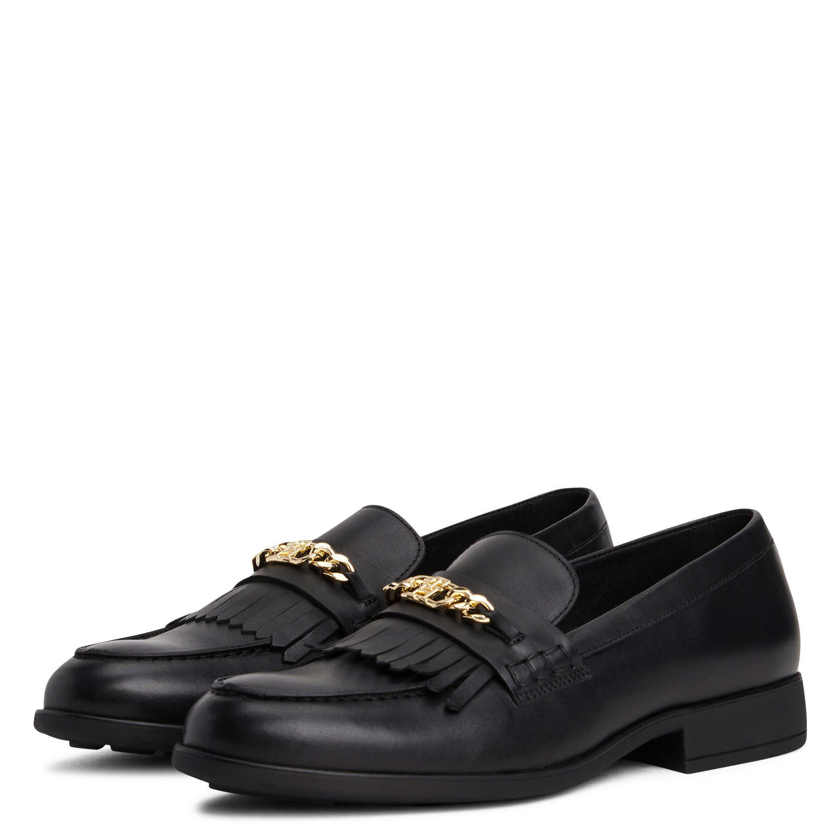 Mocassins en cuir TOMMY HILFIGER Noir