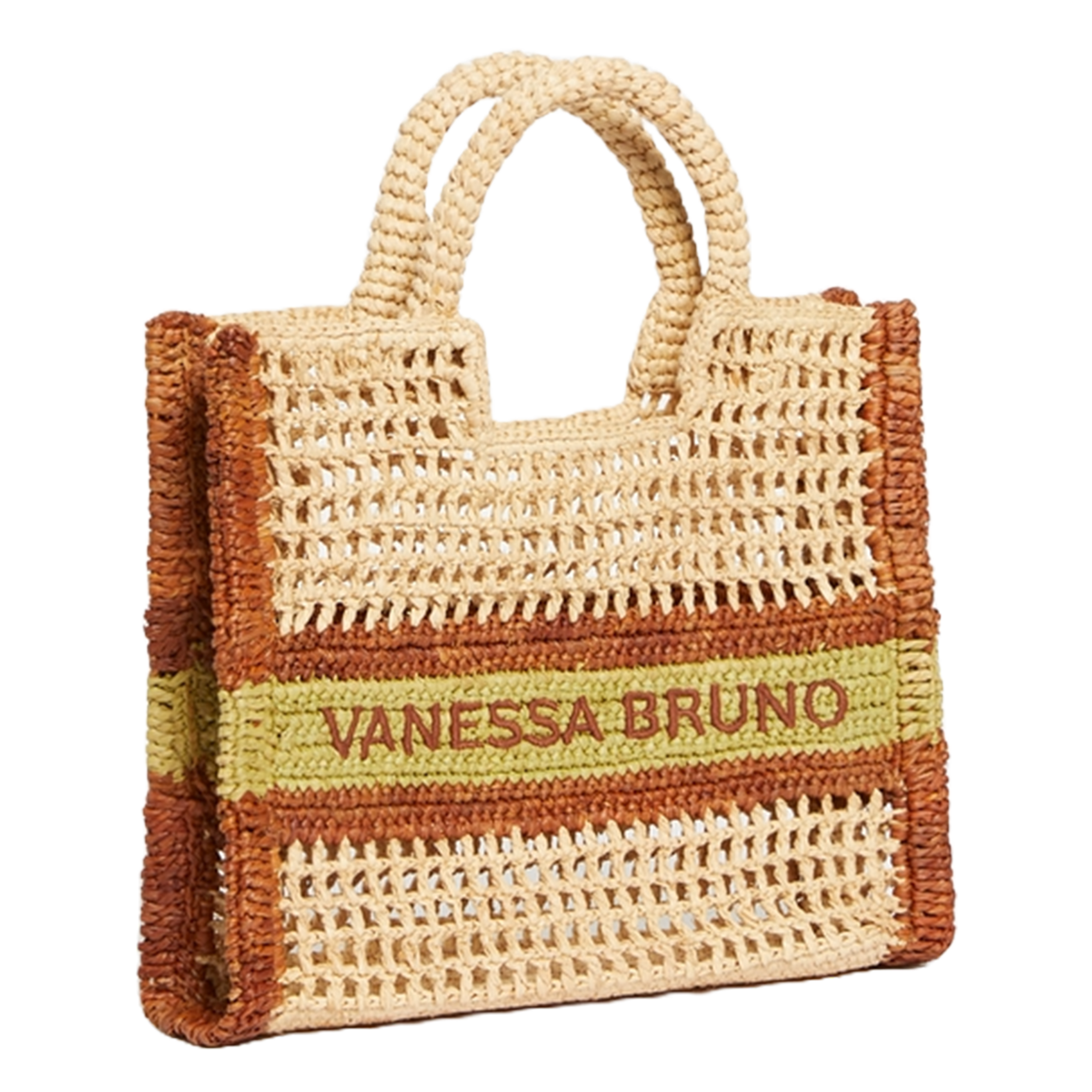 Boodschappenmand van raffia VANESSA BRUNO Veelkleurig
