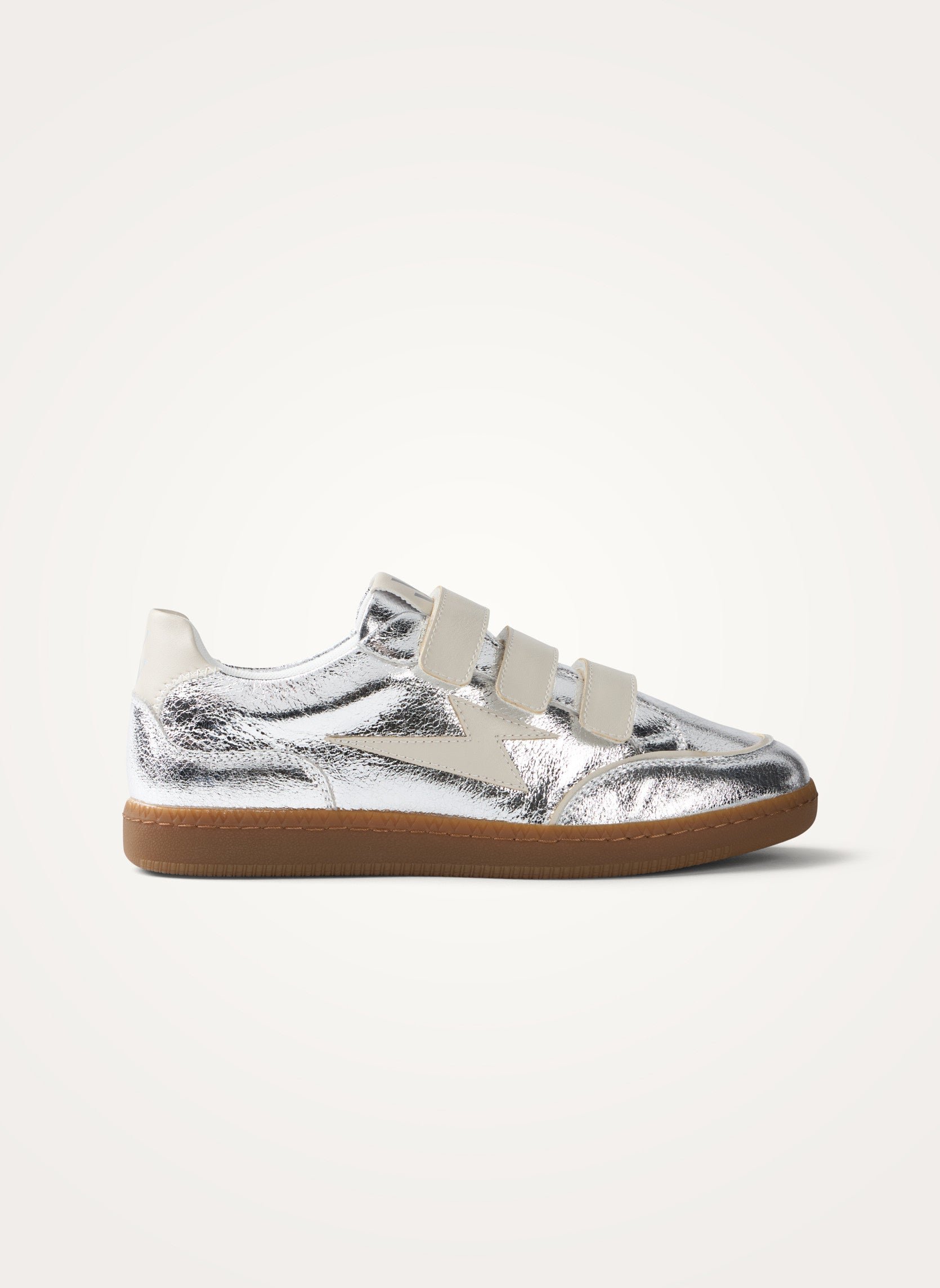 Baskets basses rétro et métallisées VANESSA WU Argent