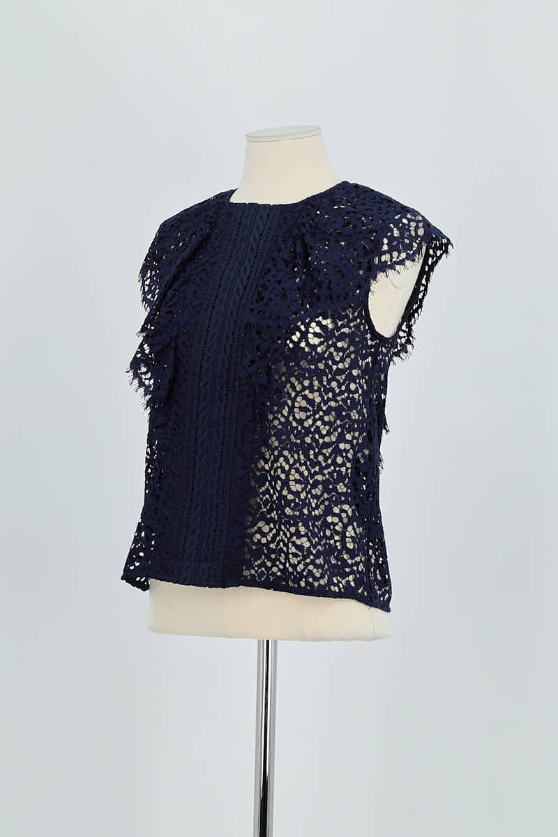 Blouse TARA JARMON - Seconde Main Blue