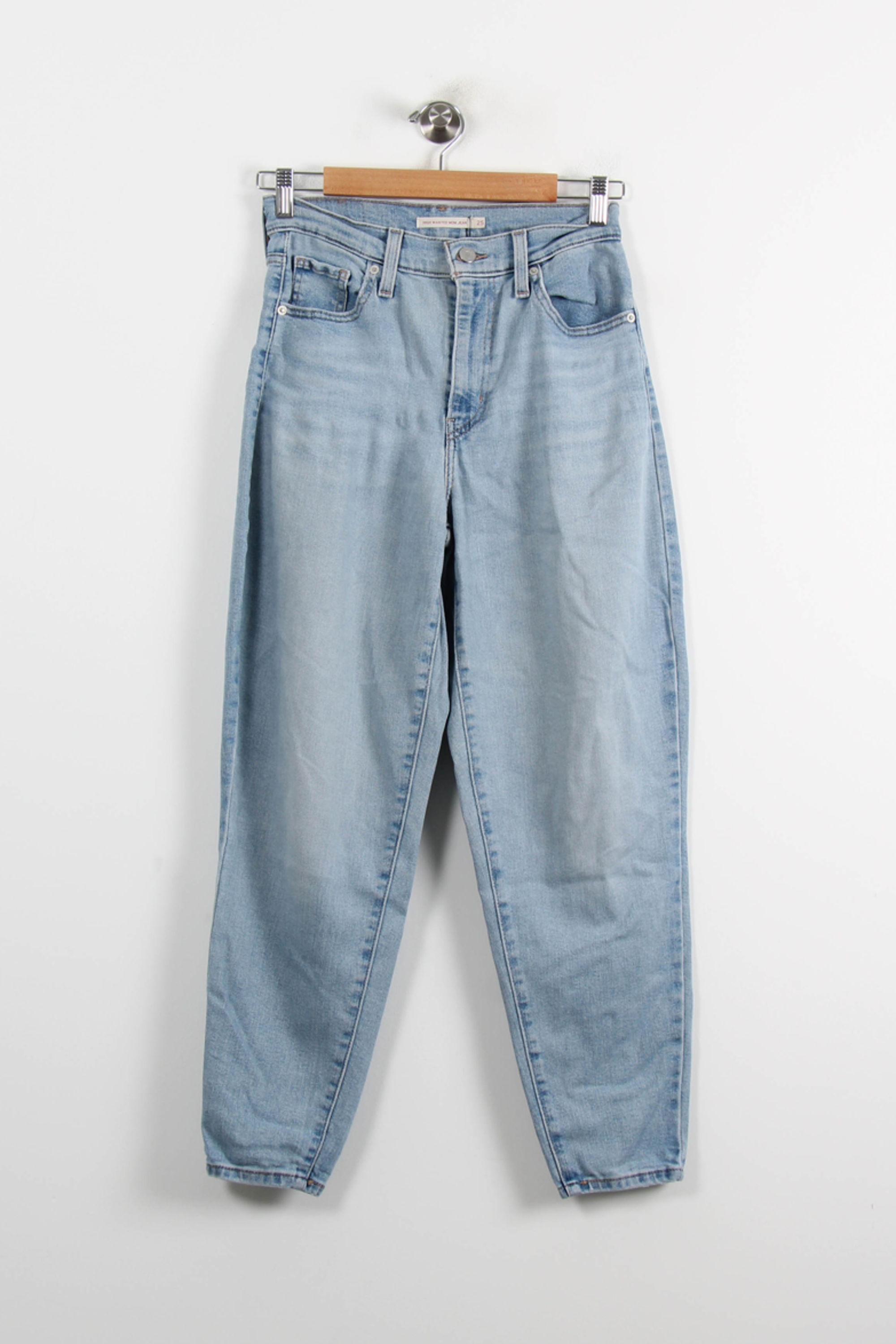 Cropped slim jeans with studs LEVI'S - Seconde main Blue