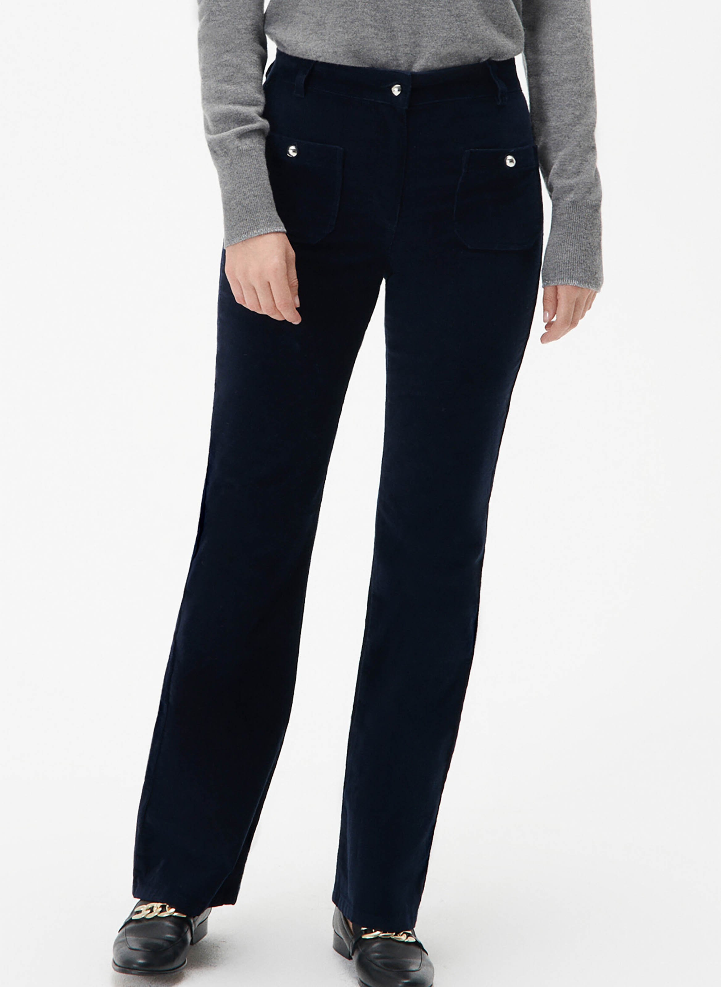 Bootcut velvet pants CAROLL