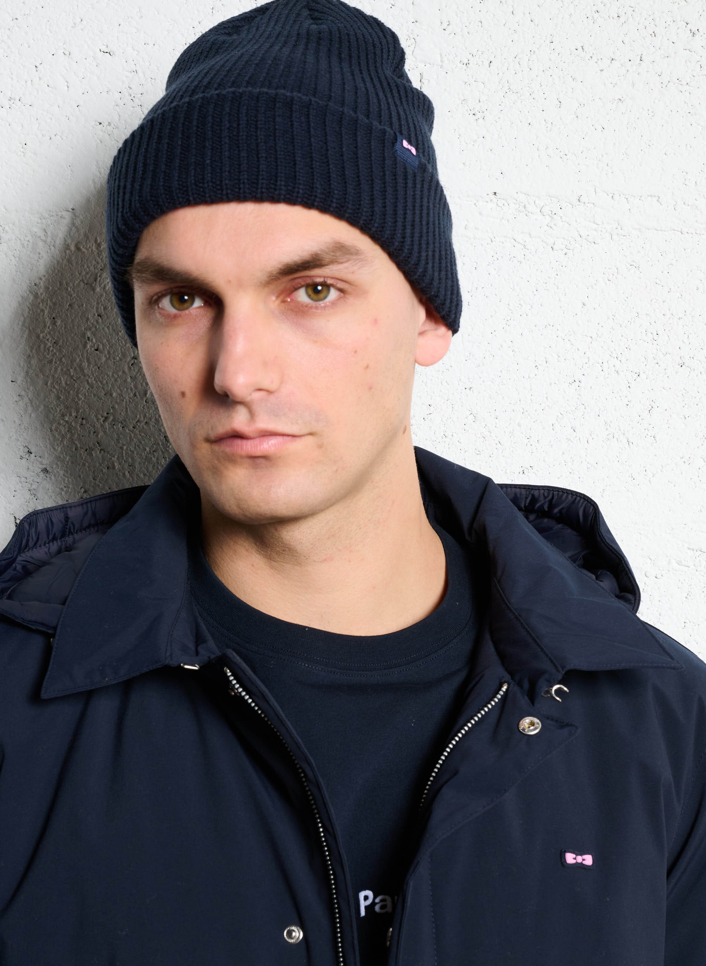 Plain reversible beanie EDEN PARK