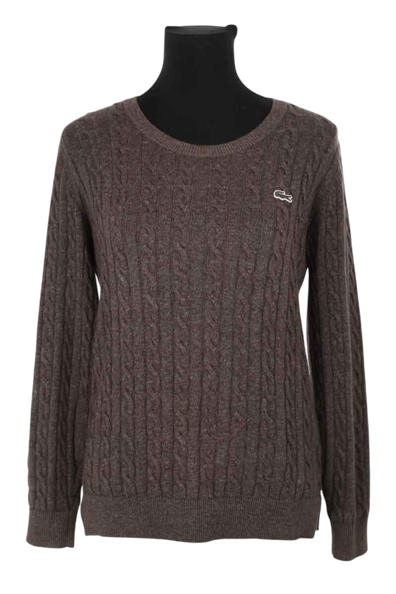 Sweater LACOSTE - SECONDE MAIN Brown