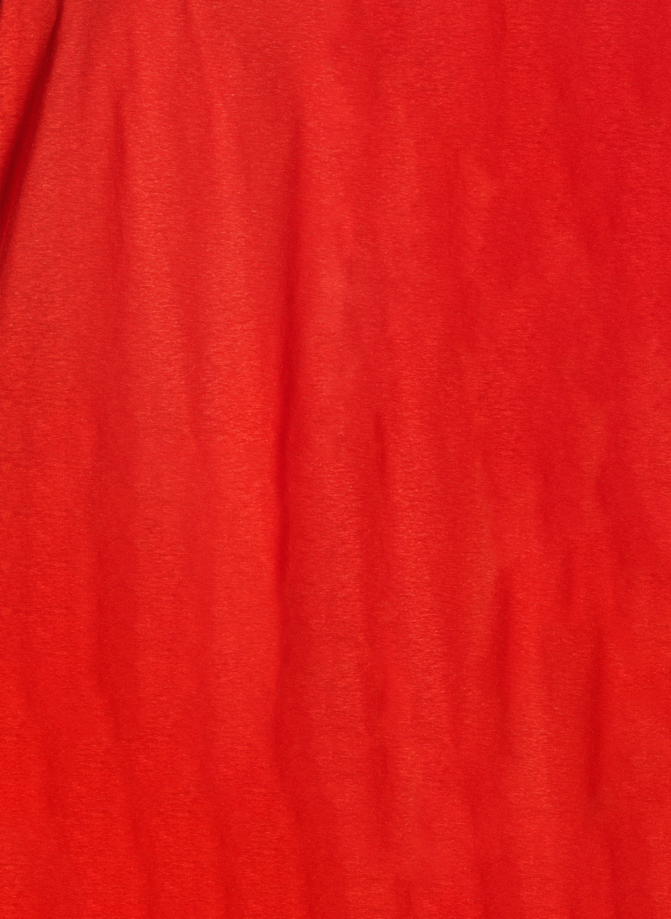 Débardeur droit col rond uni LA FEE MARABOUTEE Rose