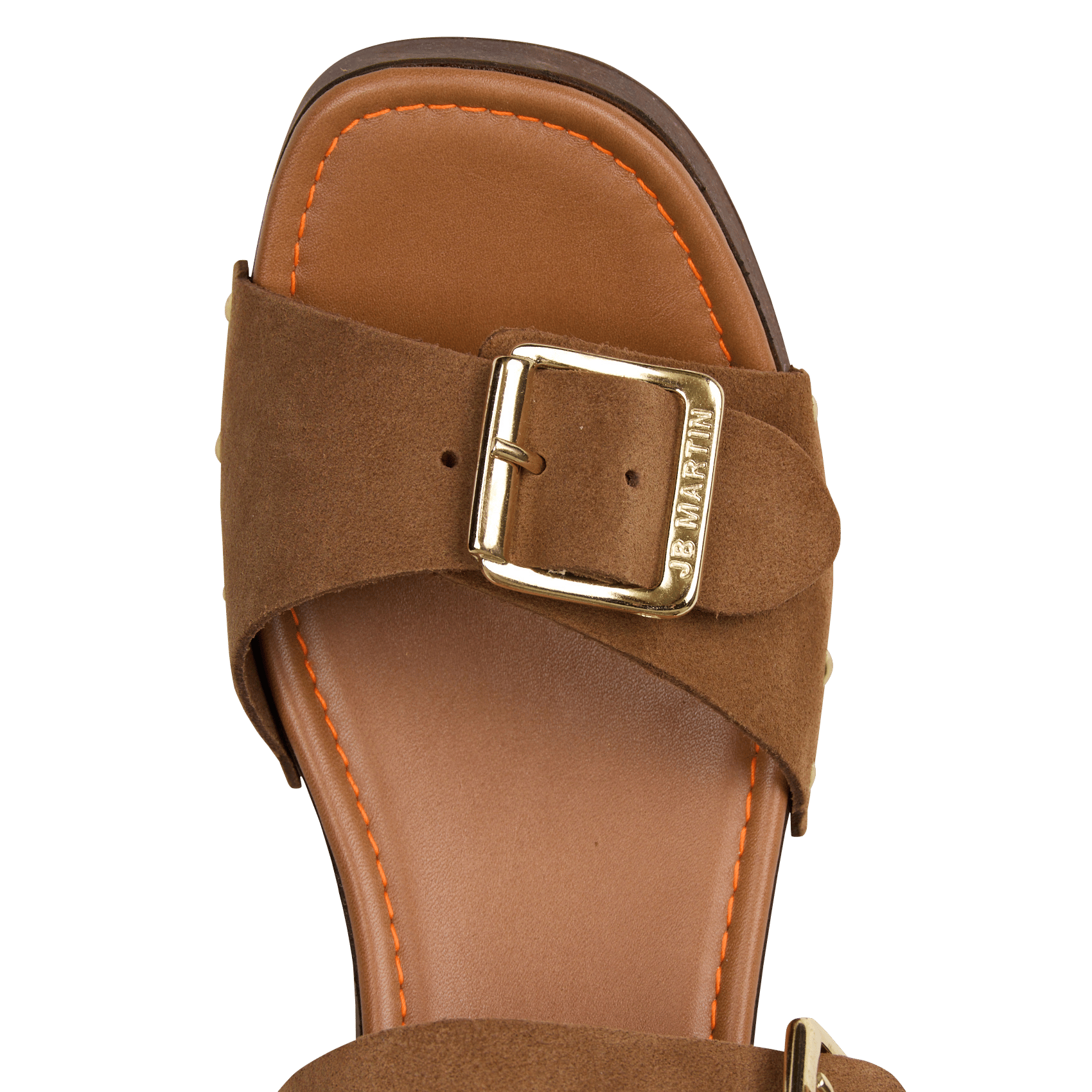 Sandalen aus Veloursleder, mit Absatz JB MARTIN Beige