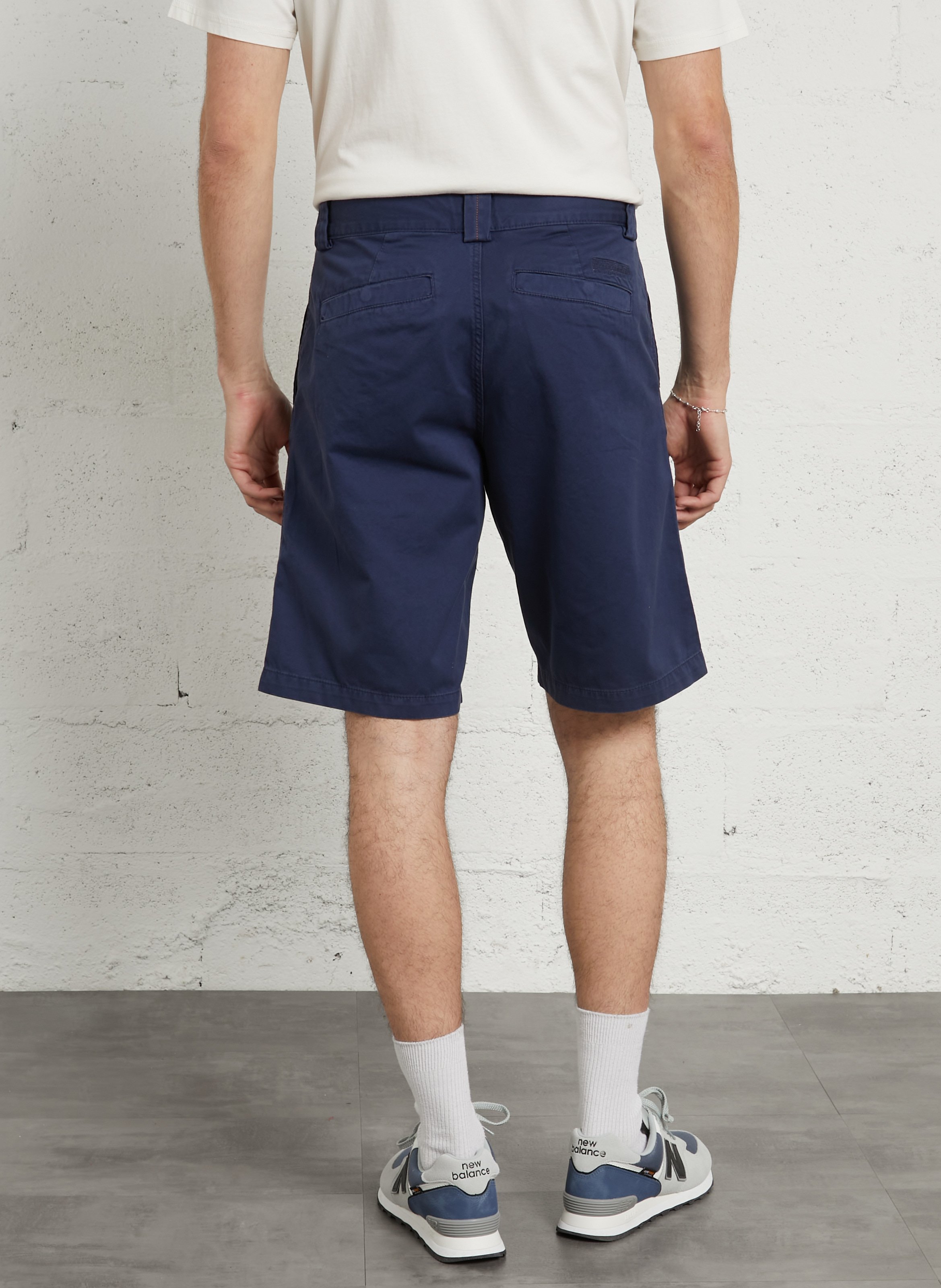 Short droit en coton NAPAPIJRI Bleu