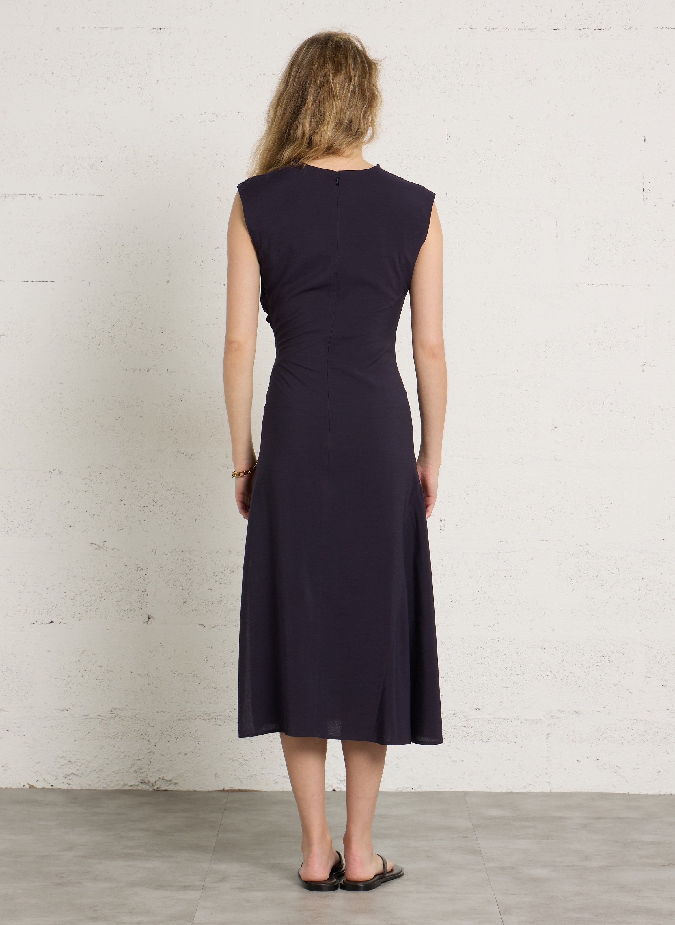 Avarca Berlin - Flache Ledersandalen mit Samt SOEUR Schwarz