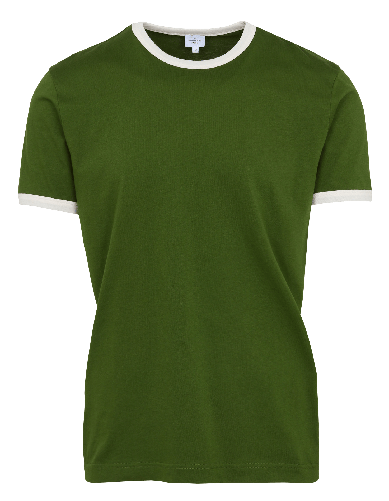 Gerade geschnittenes Baumwoll-T-Shirt AU PRINTEMPS PARIS