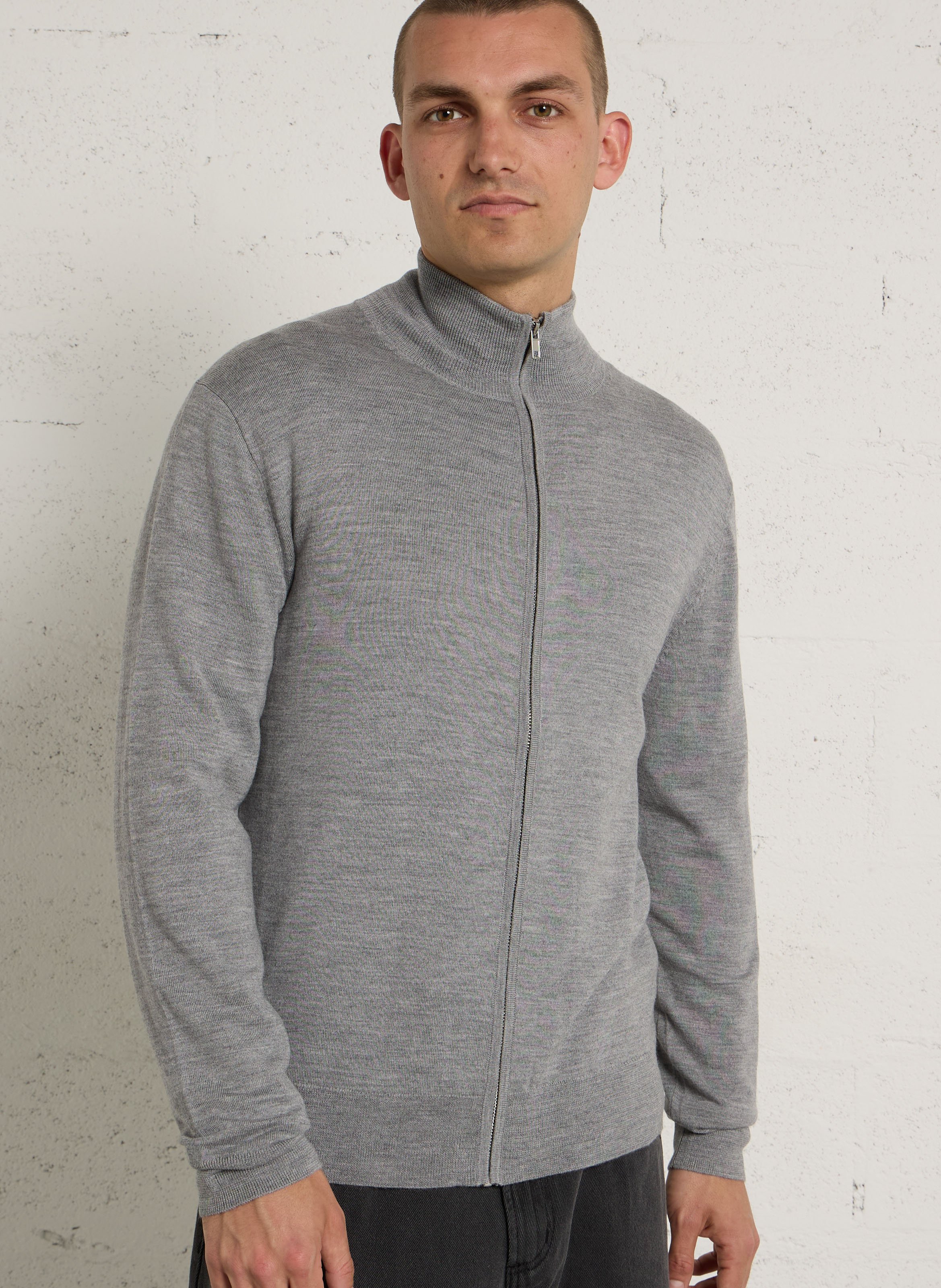 Merino wool cardigan AU PRINTEMPS PARIS