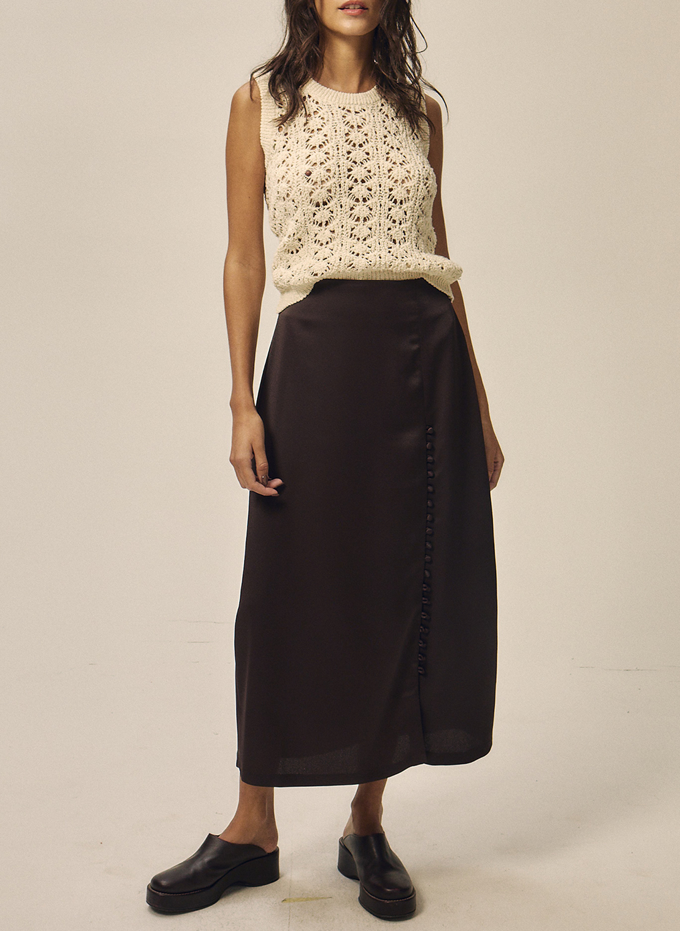 Midi skirt NITAH Brown