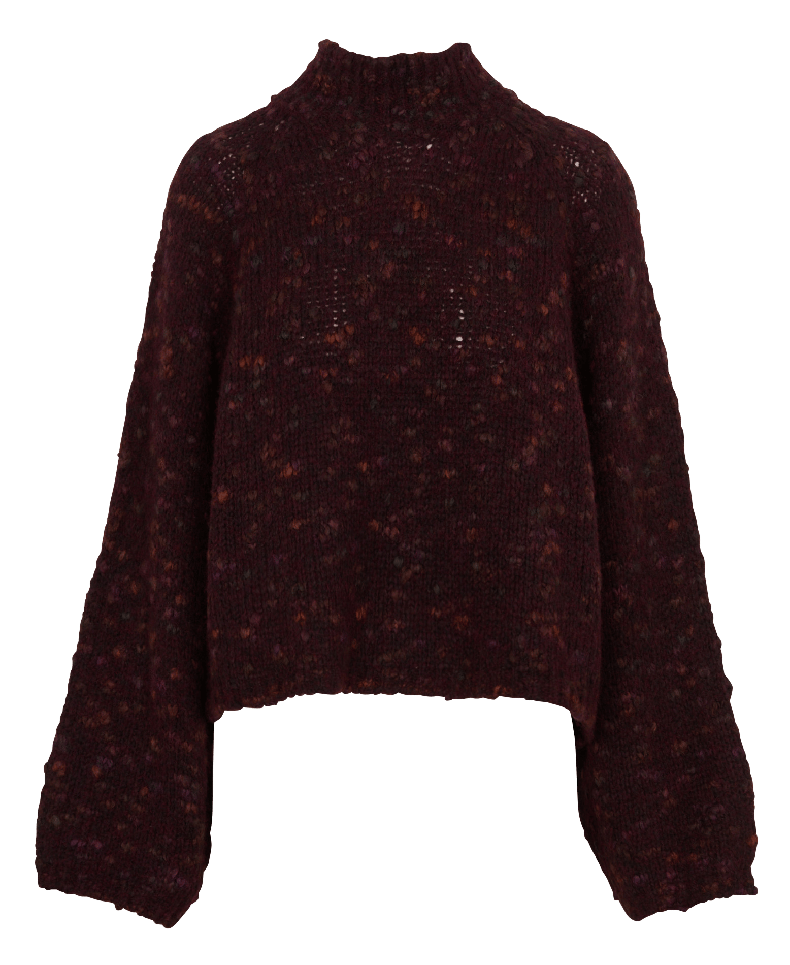 Oversized high-neck knit sweater LA FEE MARABOUTEE