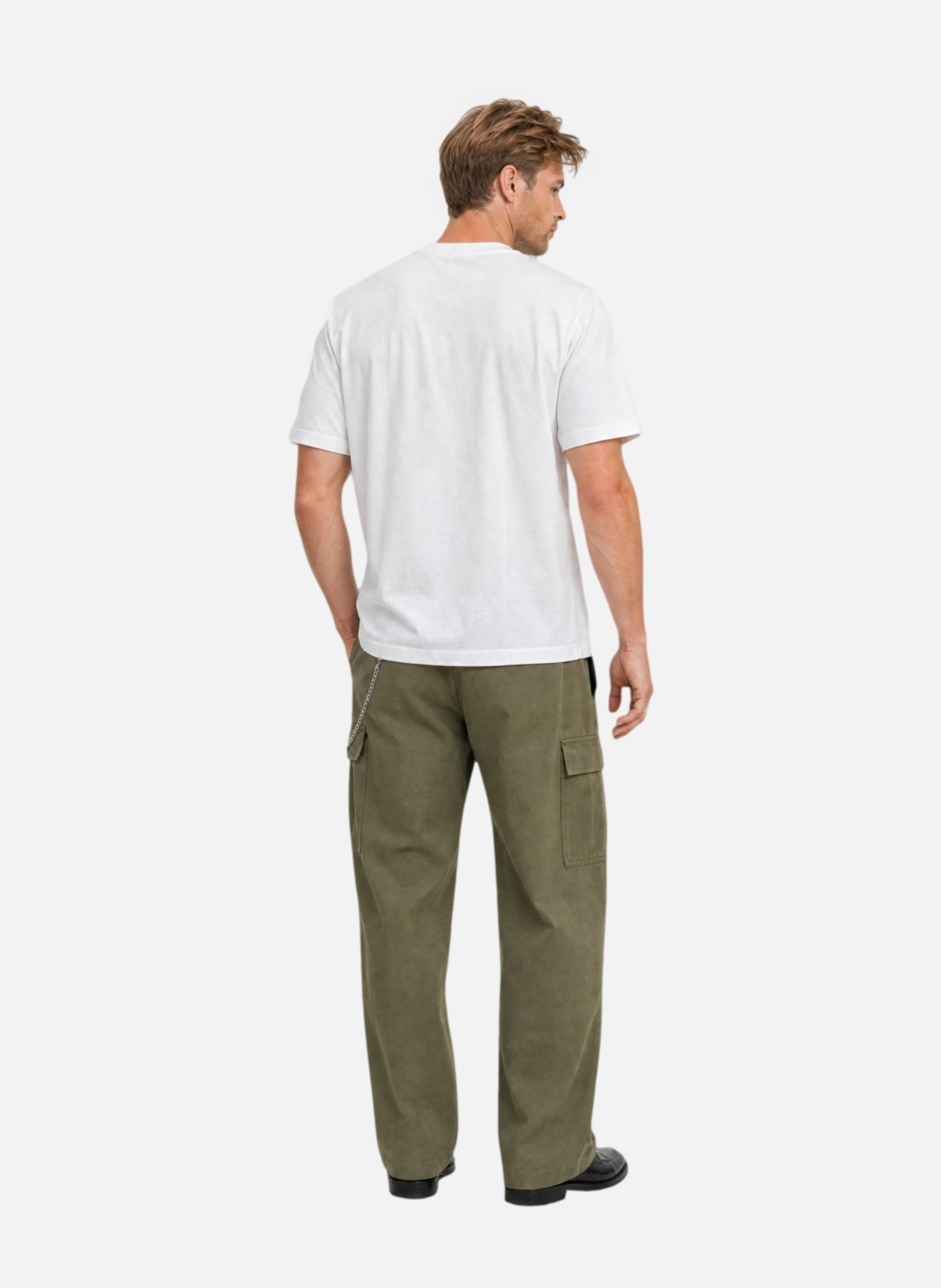 Round neck T-shirt with a loose fit THE KOOPLES White