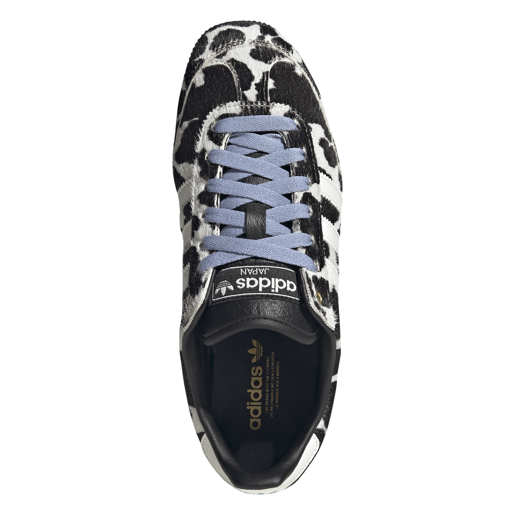 Printed lace-up sneakers ADIDAS Black