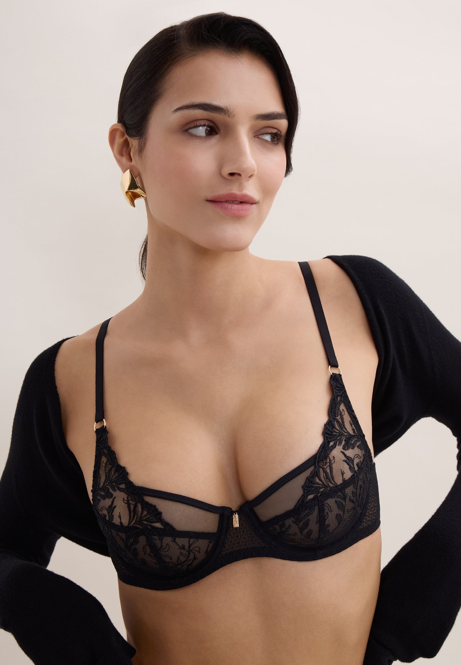 Balconette bra AUBADE Black