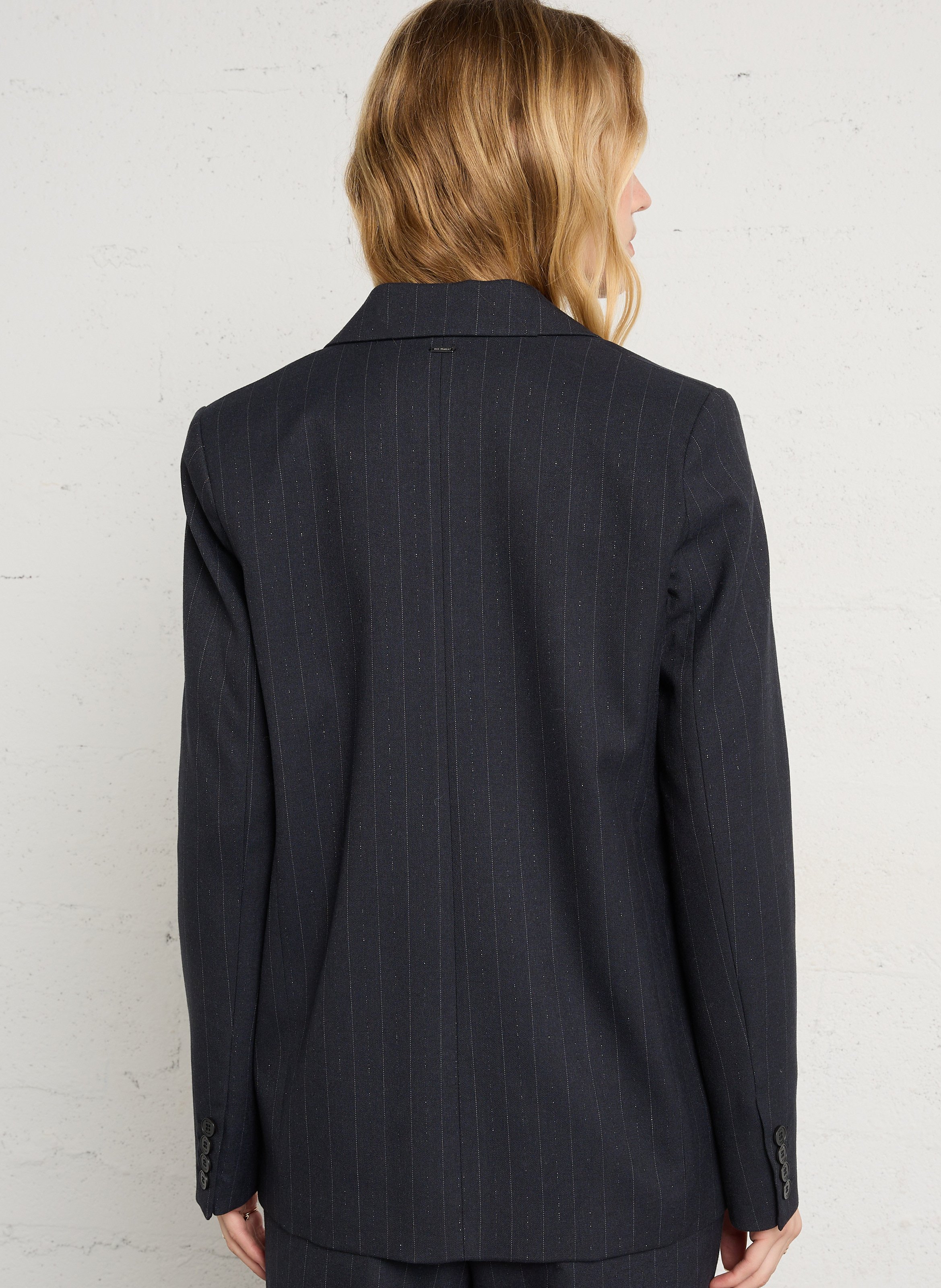 Veste blazer droit IKKS Bleu