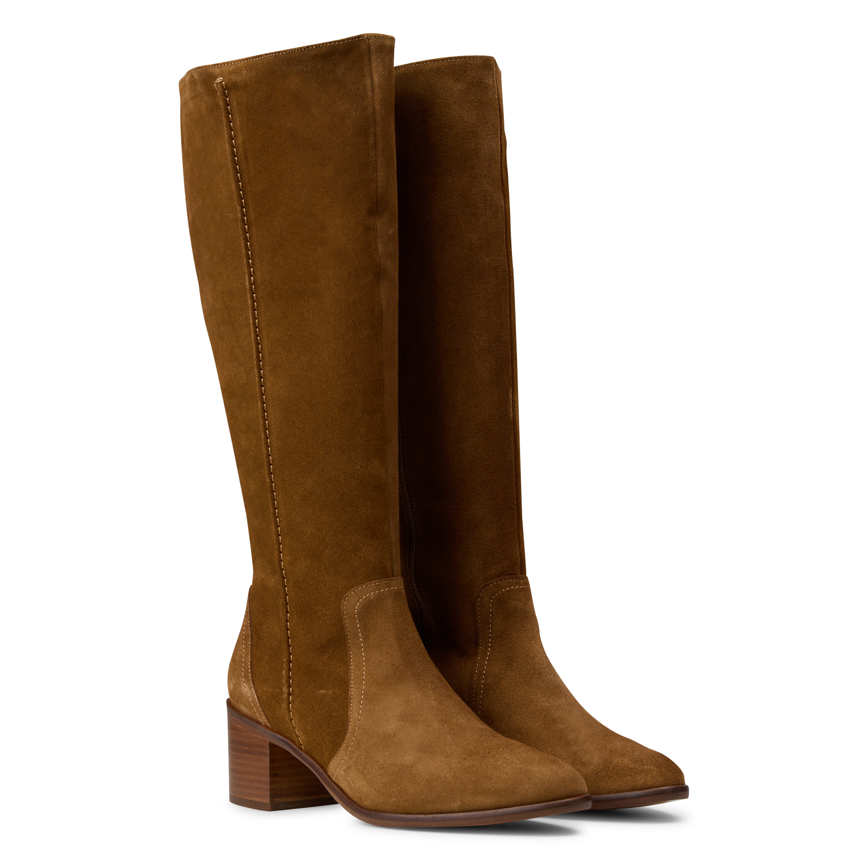 Bottes à bout rond en cuir | Marron MELLOW YELLOW Femme