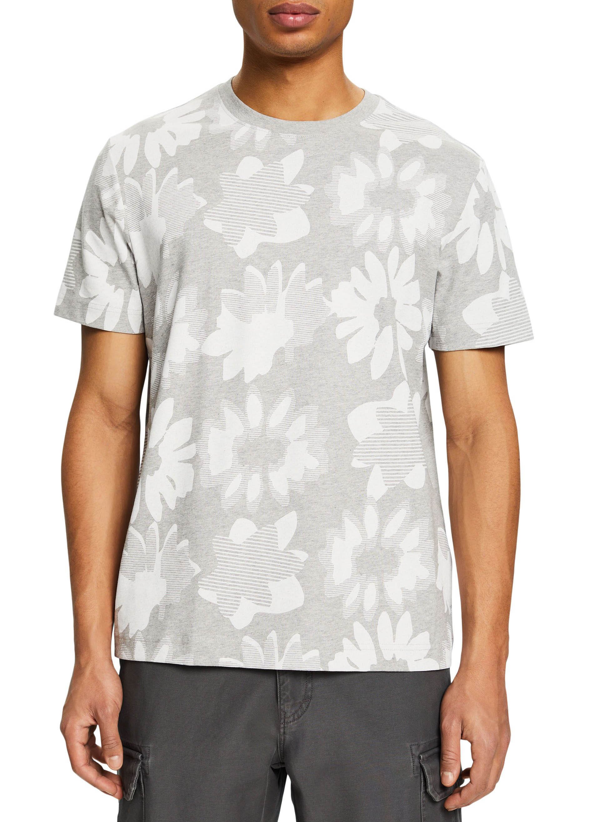 Printed round-neck T-shirt ESPRIT