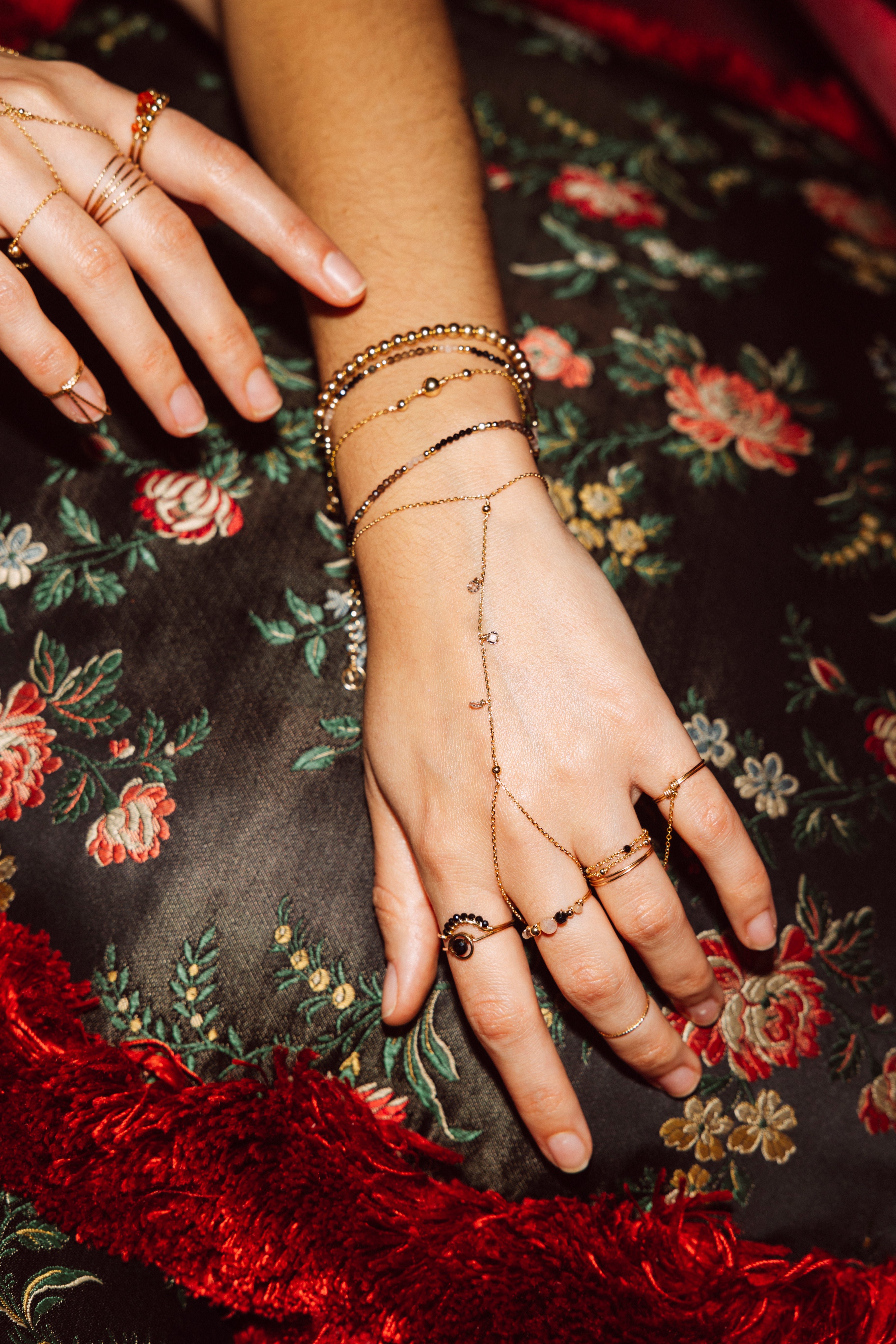 Medium pearl bracelet - gold YAY Golden