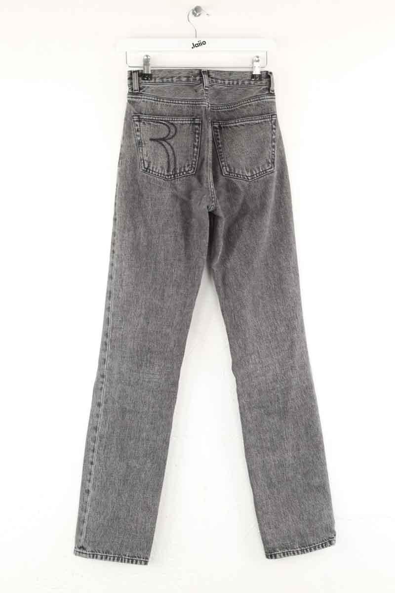 Cotton straight jeans ROUJE - Seconde Main Black