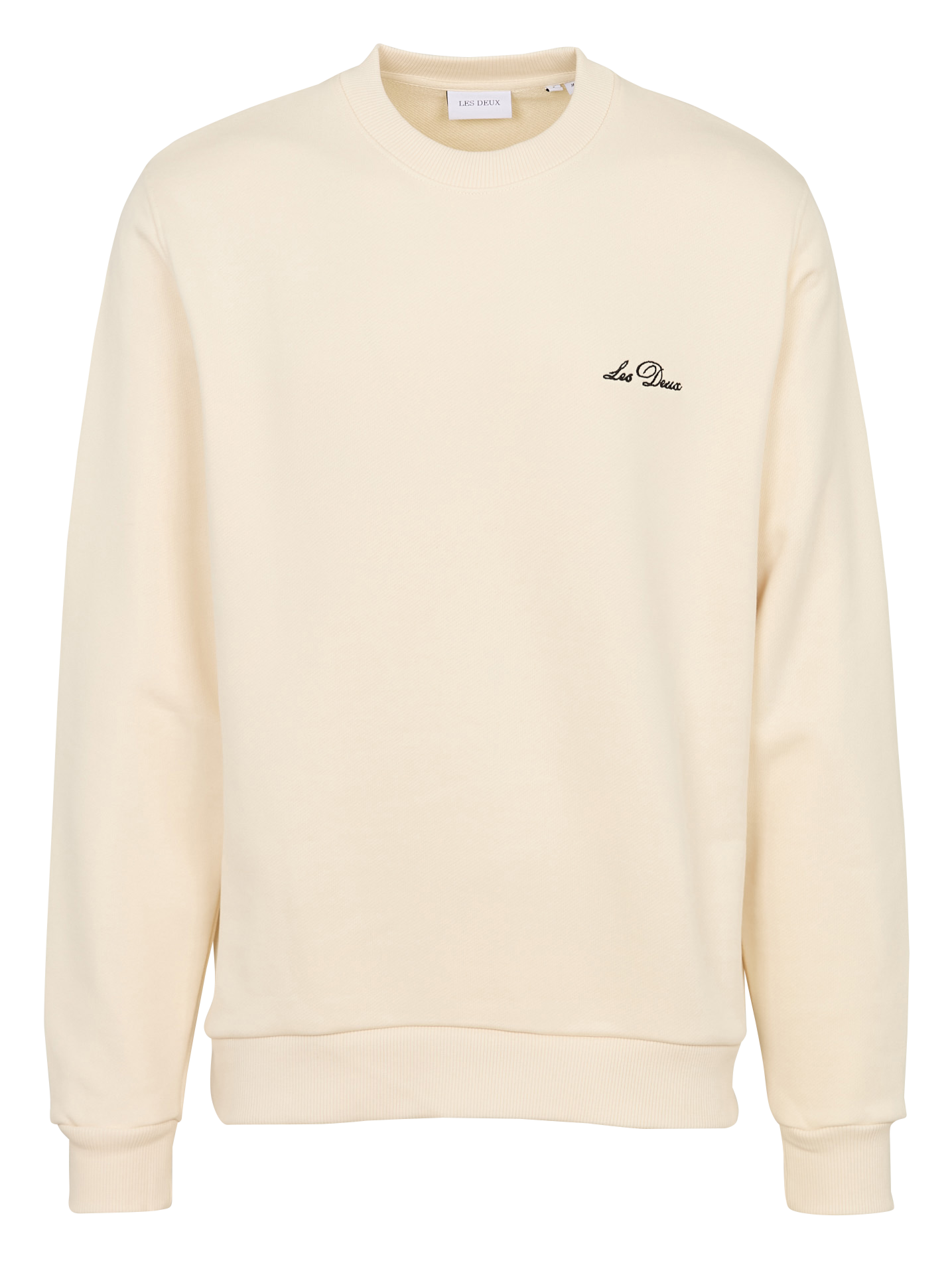 Oversized cotton sweatshirt LES DEUX Beige