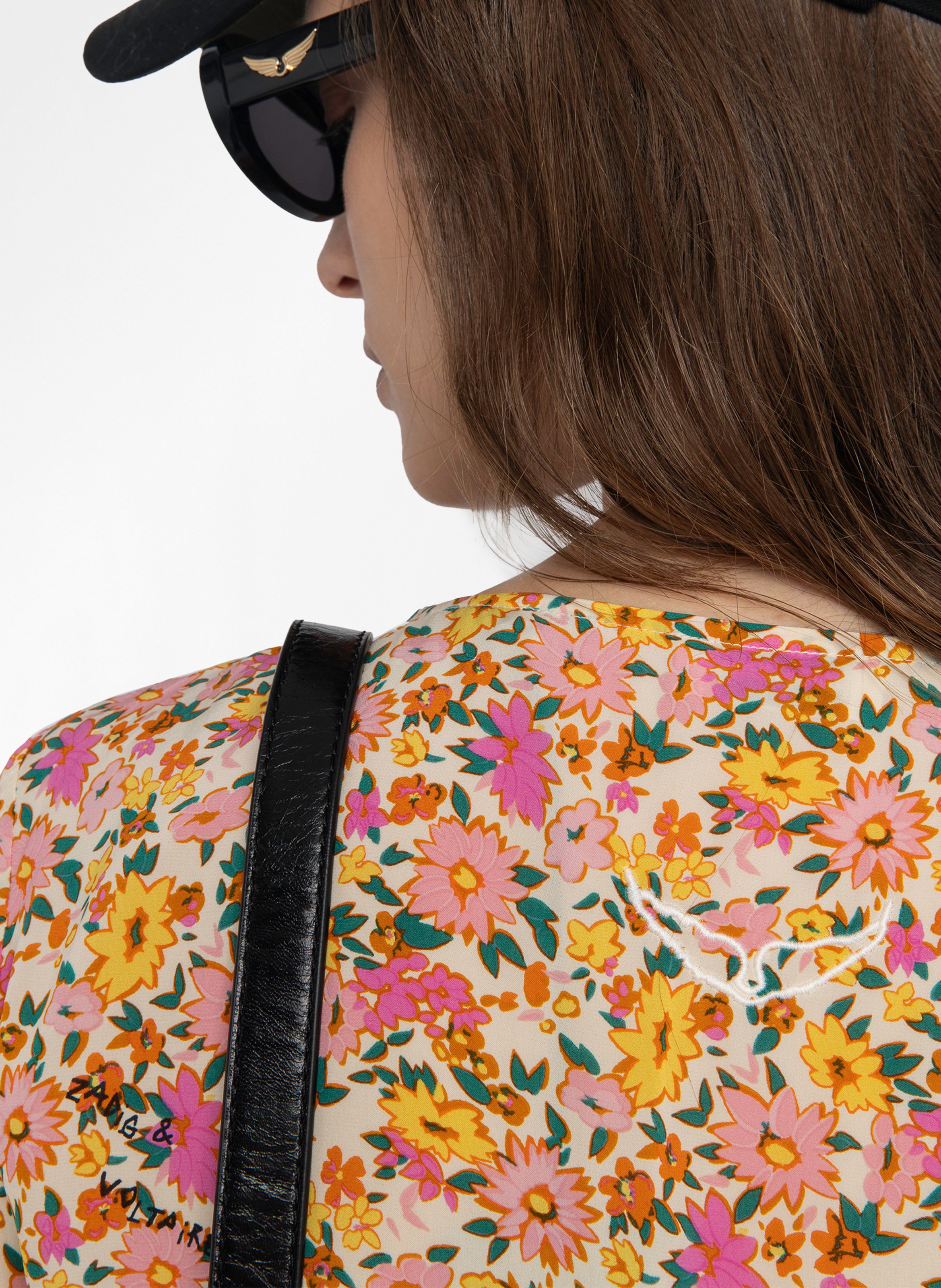 Top droit imprimé ZADIG&VOLTAIRE Blanc