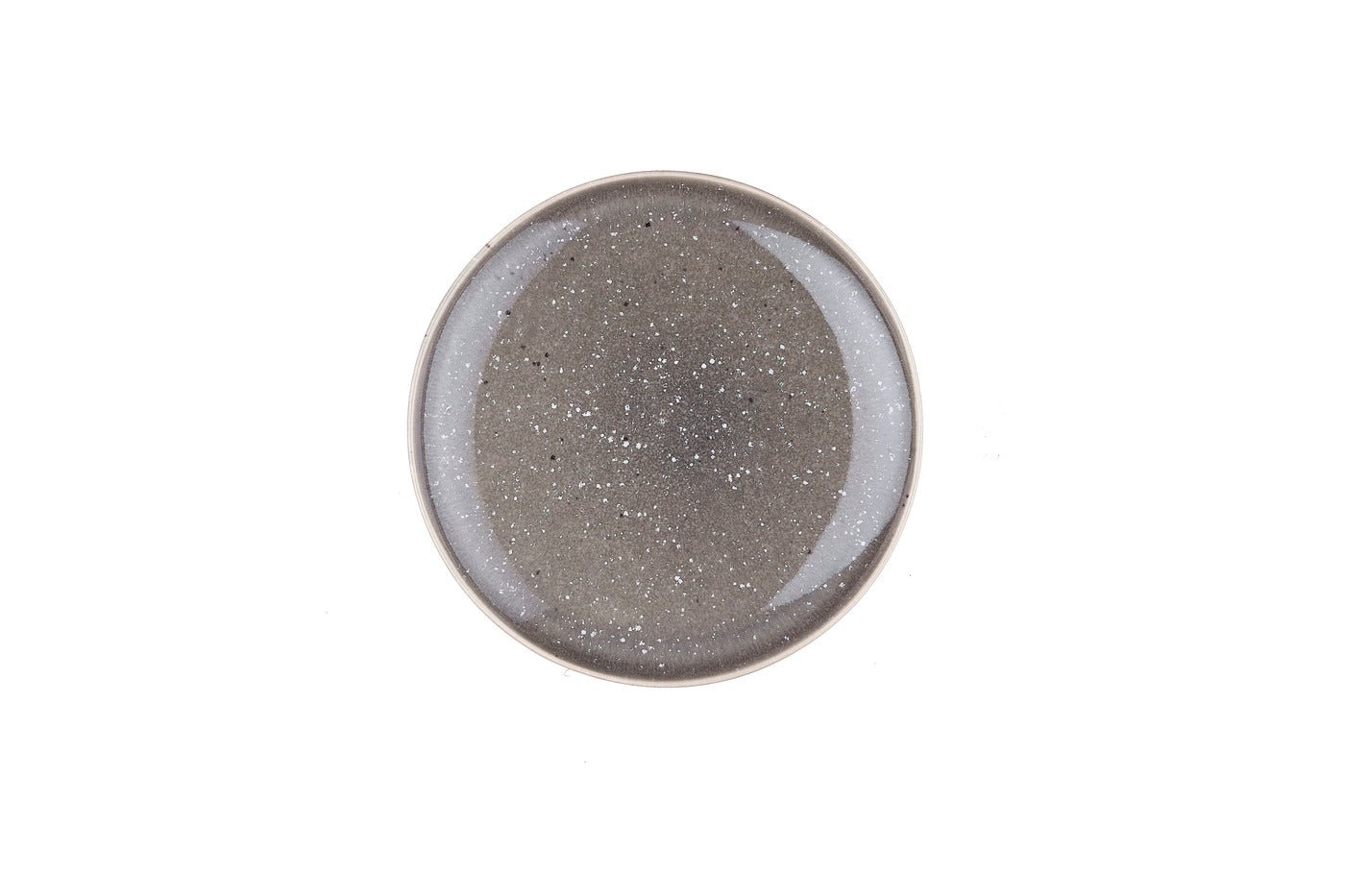 Stellar plate ø18cm - 6 pieces - concrete grey BJORN Grey