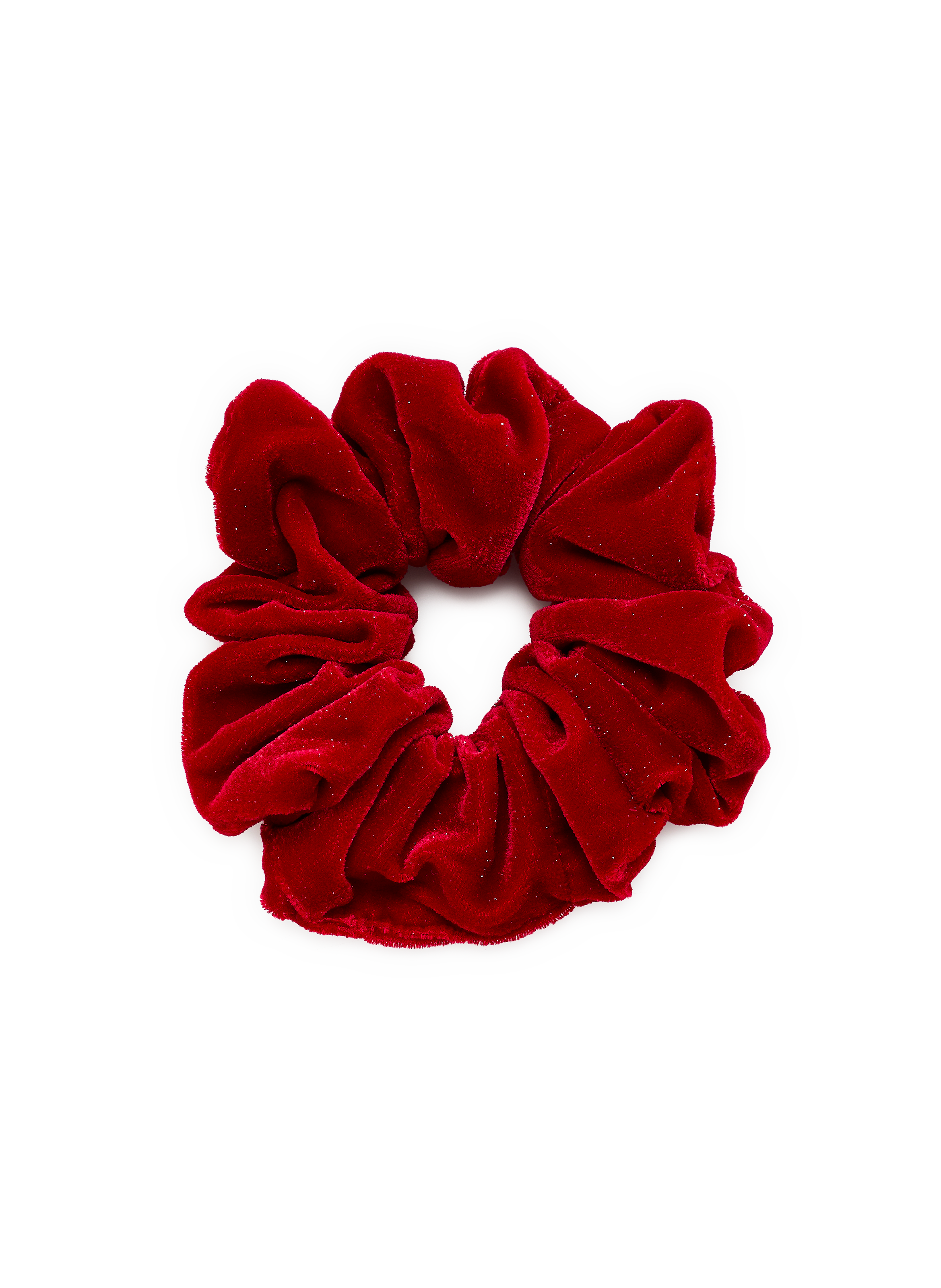 Maxi velvet scrunchie SAISON 1865 Red